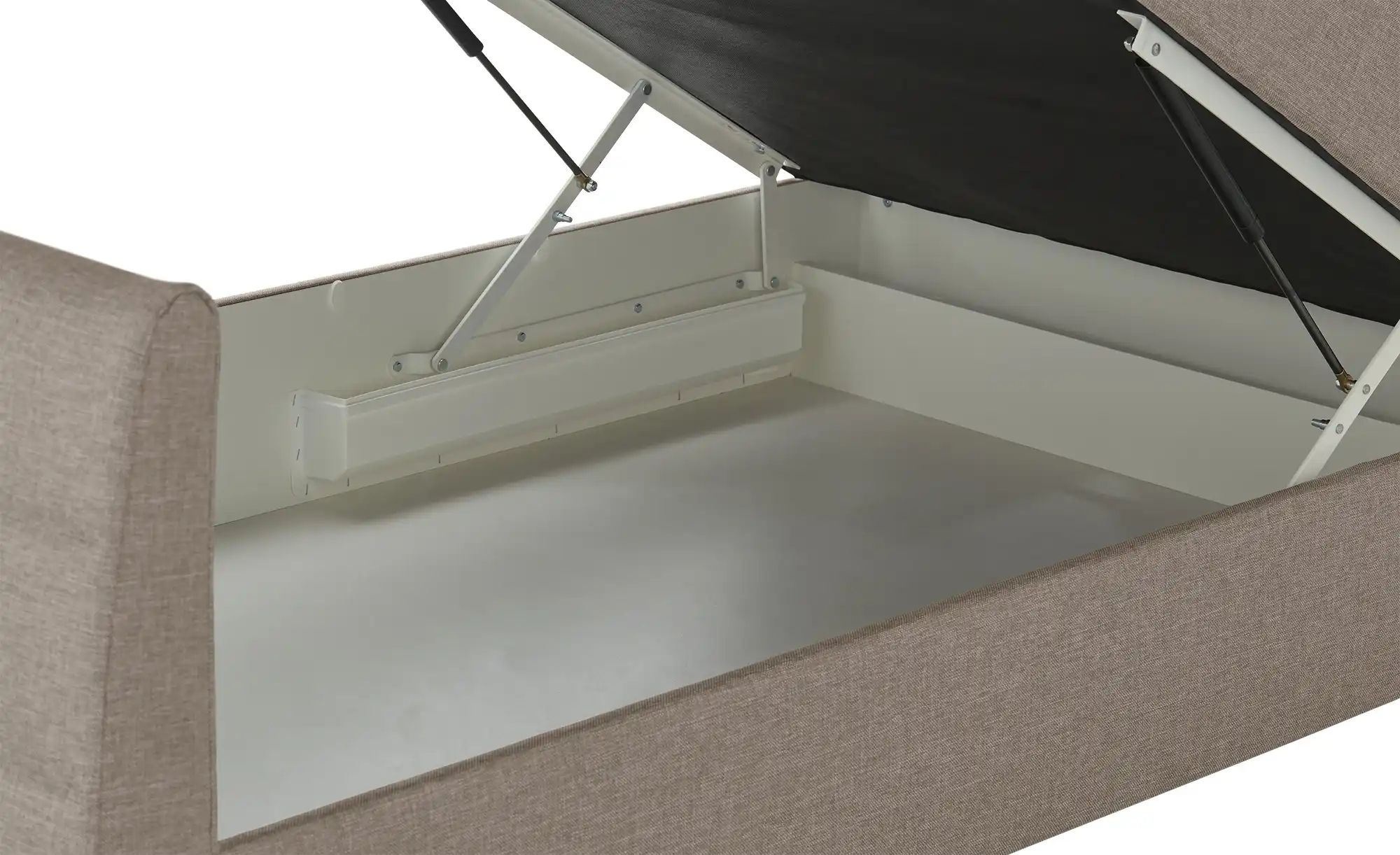 Boxspringbett mit Bettkasten und Topper Baron ¦ beige ¦ Maße (cm): B: 149 H günstig online kaufen