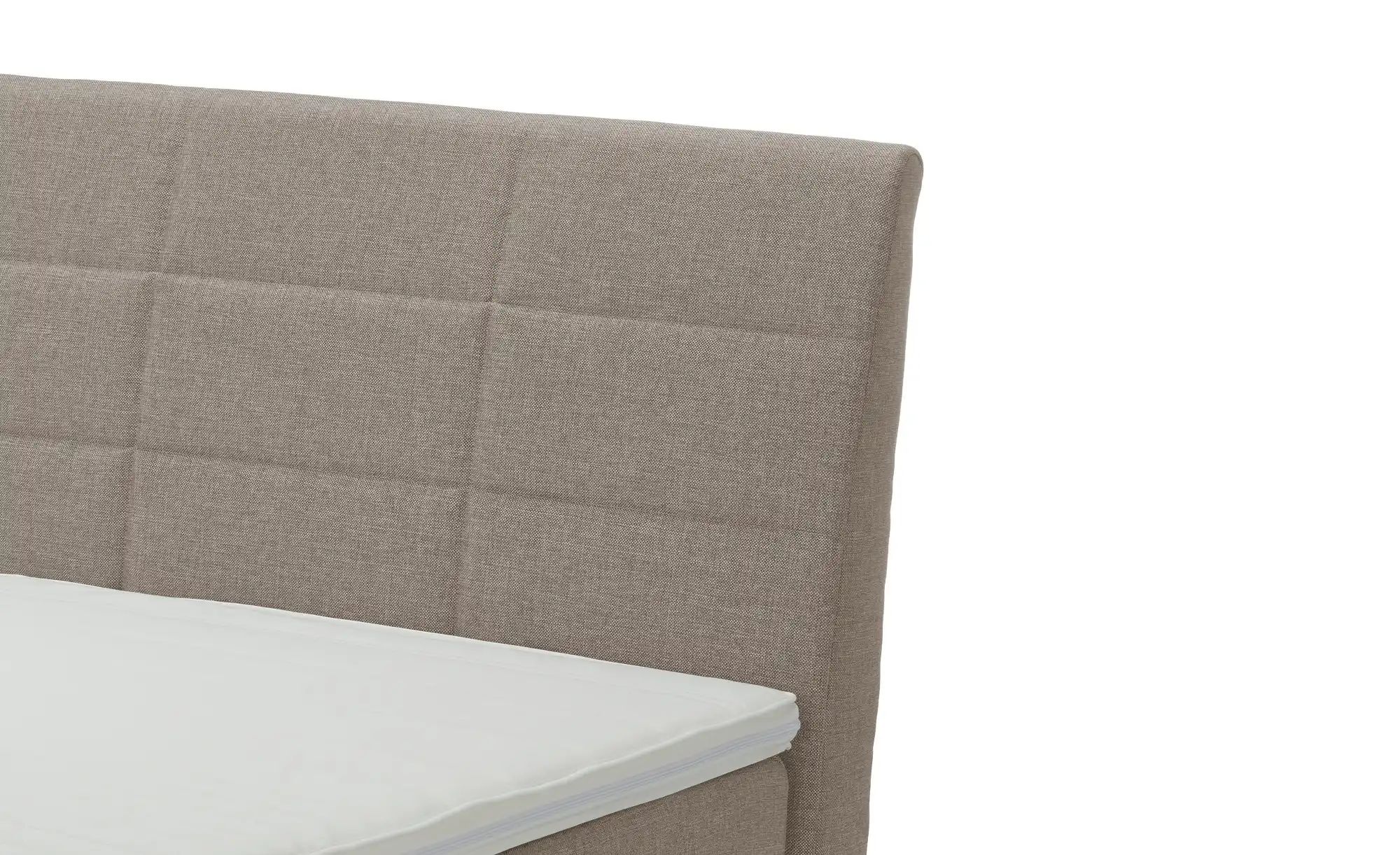 Boxspringbett mit Bettkasten und Topper Baron ¦ beige ¦ Maße (cm): B: 109 H günstig online kaufen