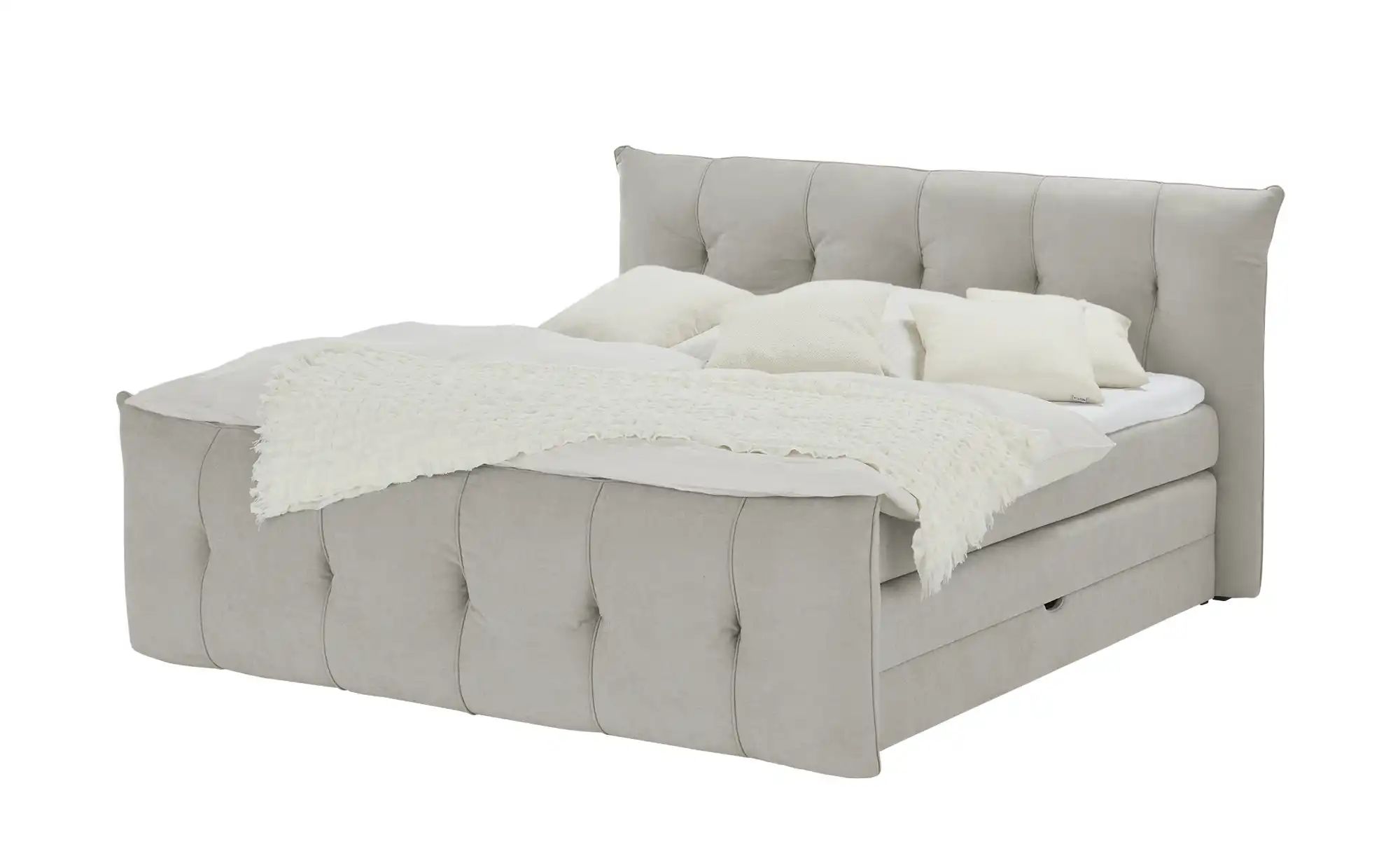 switch Boxspringbett mit Bettkasten Sofia ¦ grau ¦ Maße (cm): B: 184 H: 113 günstig online kaufen