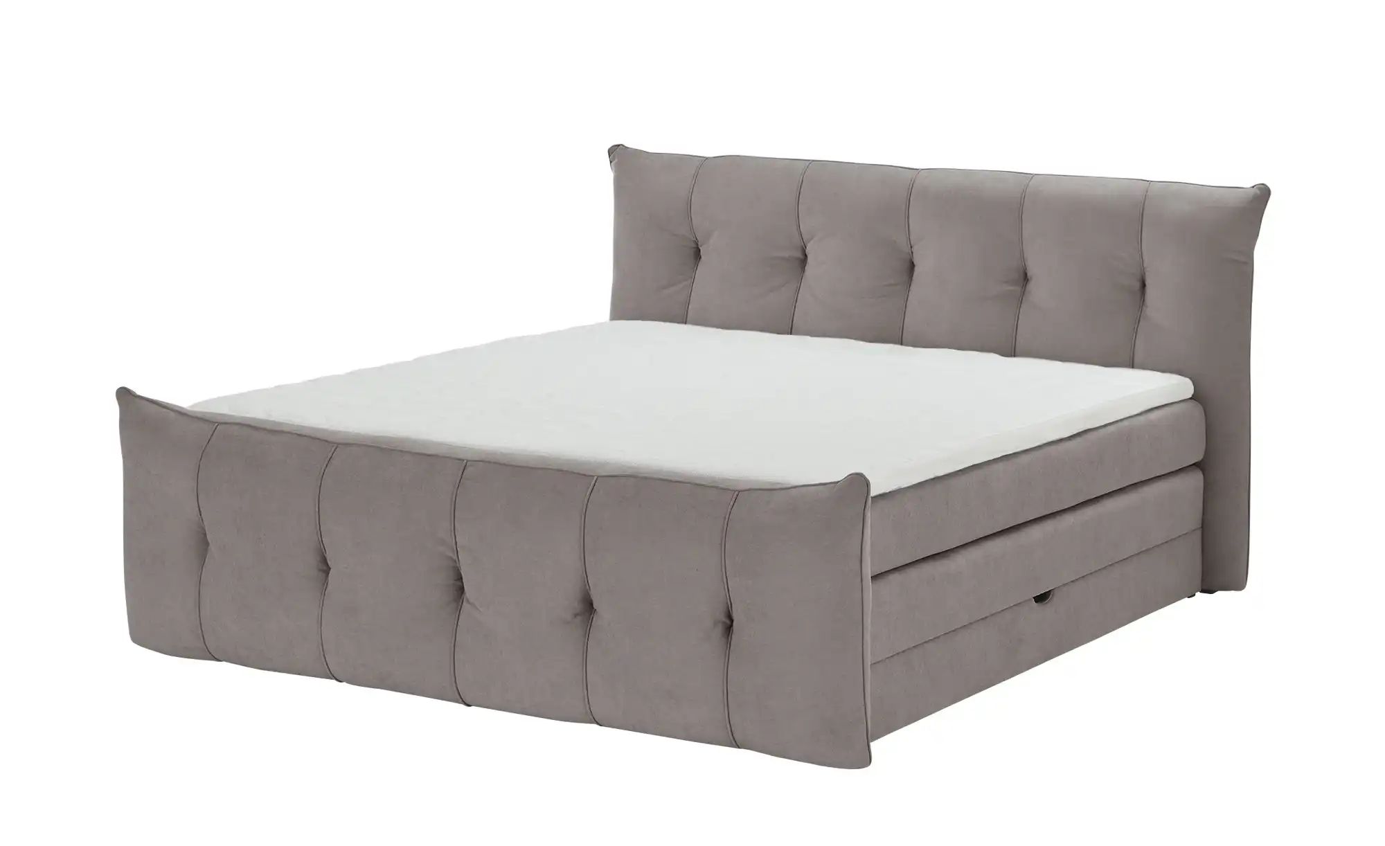 switch Boxspringbett mit Bettkasten Sofia ¦ grau ¦ Maße (cm): B: 164 H: 113 günstig online kaufen