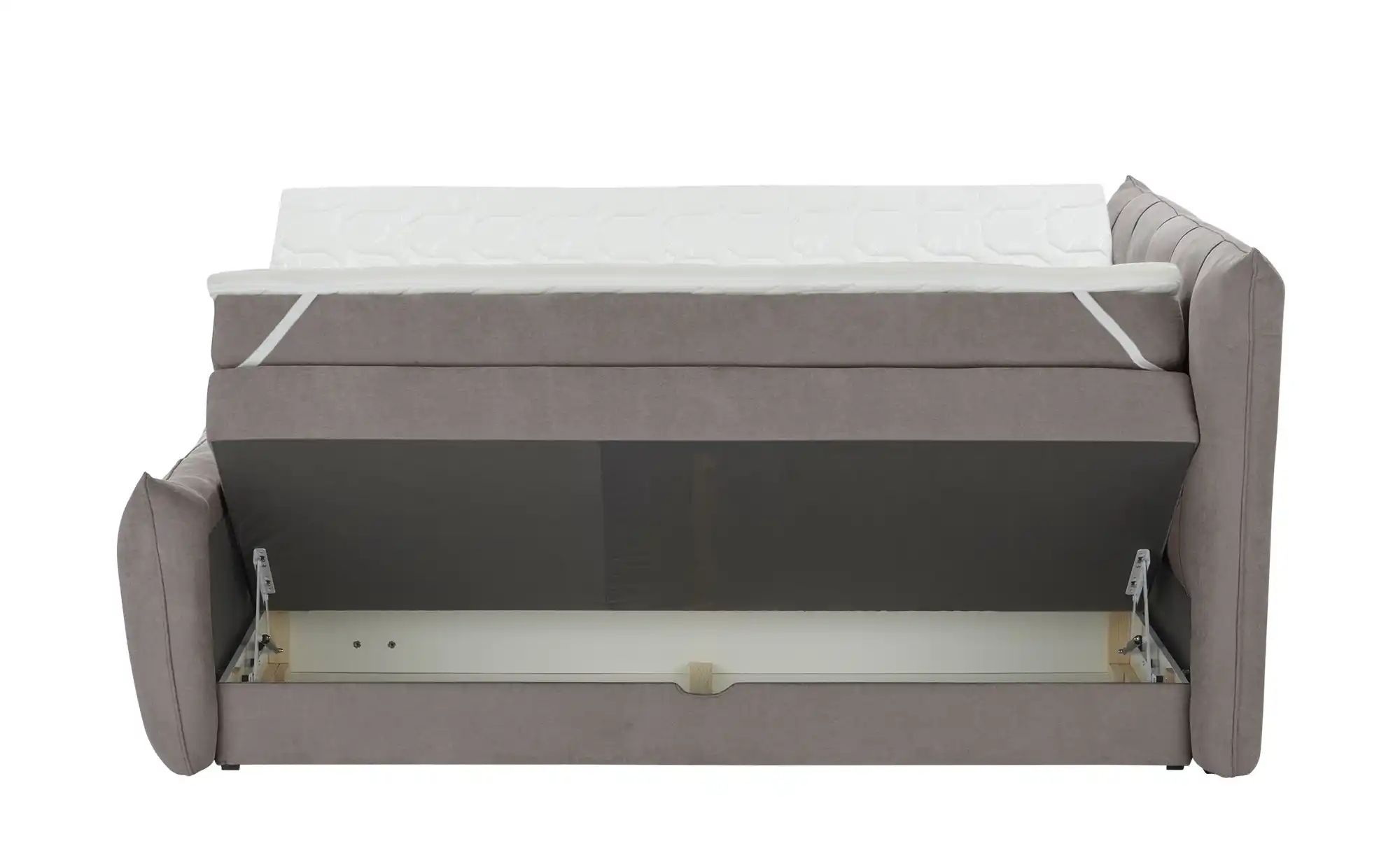 switch Boxspringbett mit Bettkasten Sofia ¦ grau ¦ Maße (cm): B: 204 H: 113 günstig online kaufen