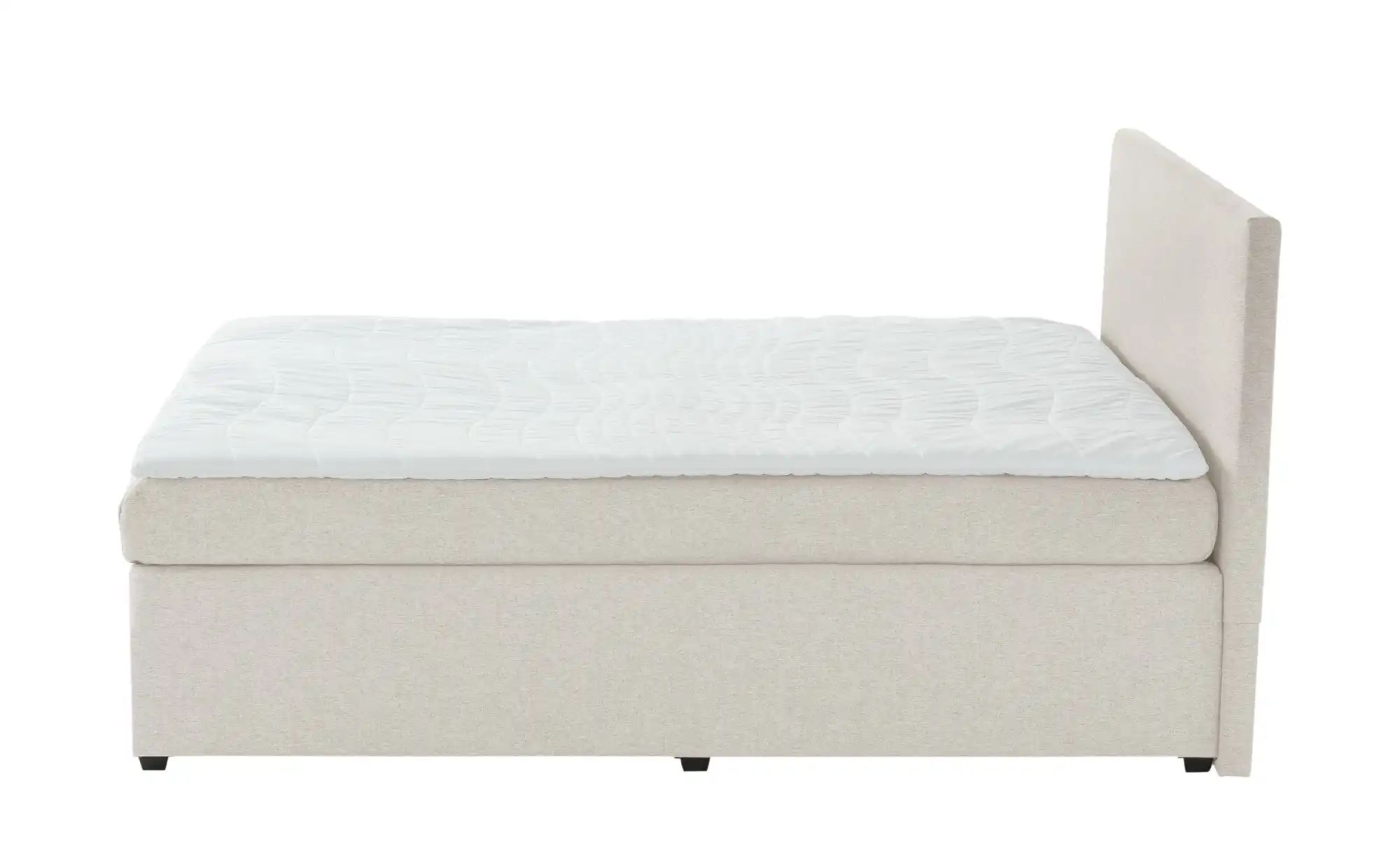 Thumbnail - Boxspringbett mit Matratze und Topper  H3 Duke ¦ creme ¦ Maße (cm): B: 167 H: 104 Betten > Boxspringbetten - Höffner