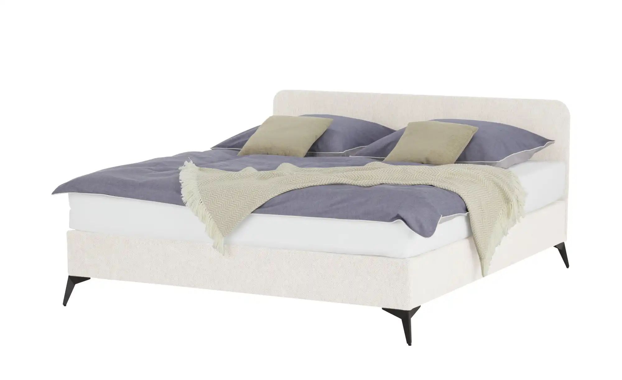 Polsterbett mit Matratze Simply ¦ creme ¦ Maße (cm): B: 161 H: 90 Betten > günstig online kaufen