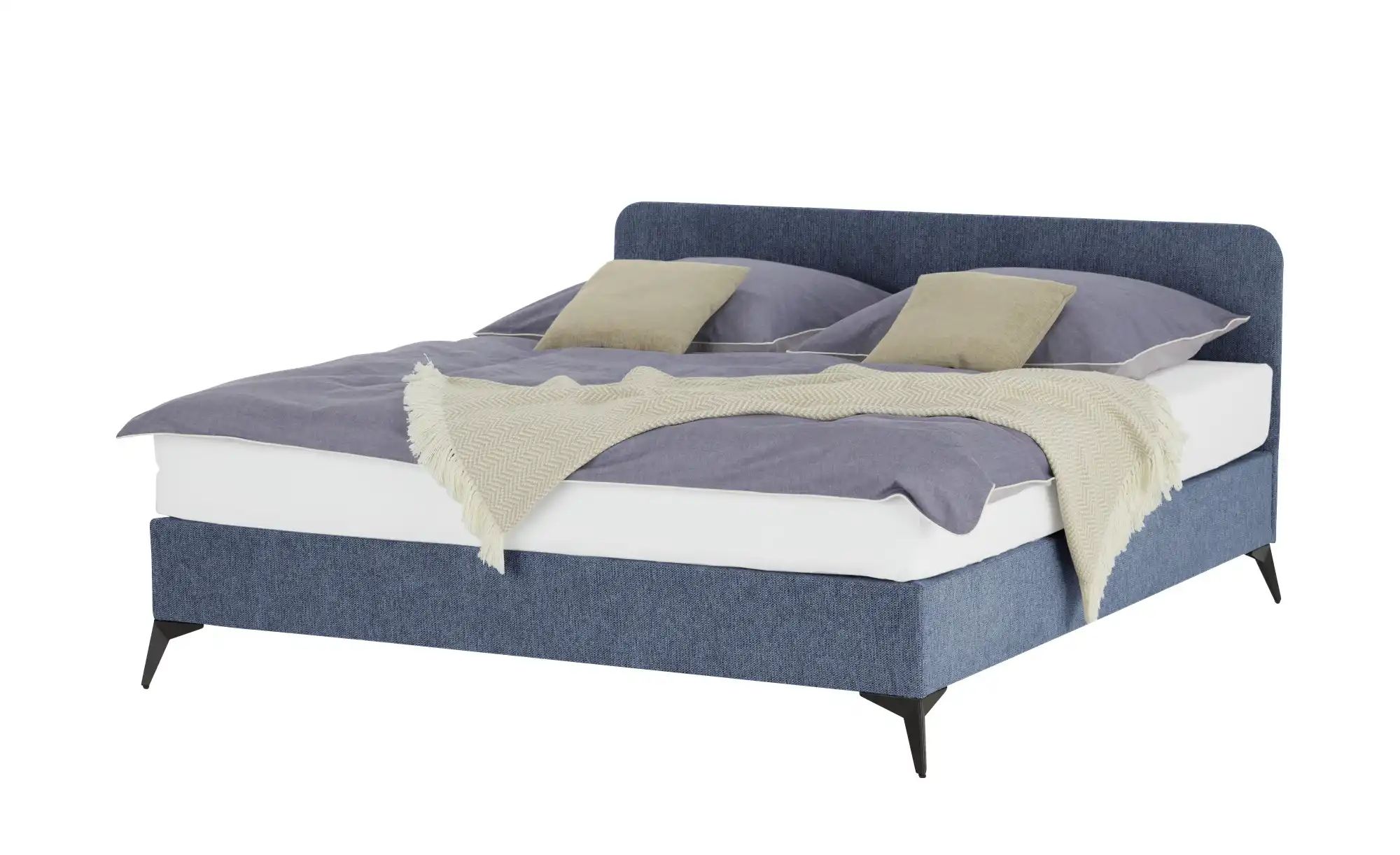 Polsterbett mit Matratze Simply ¦ blau ¦ Maße (cm): B: 141 H: 90 Betten > P günstig online kaufen
