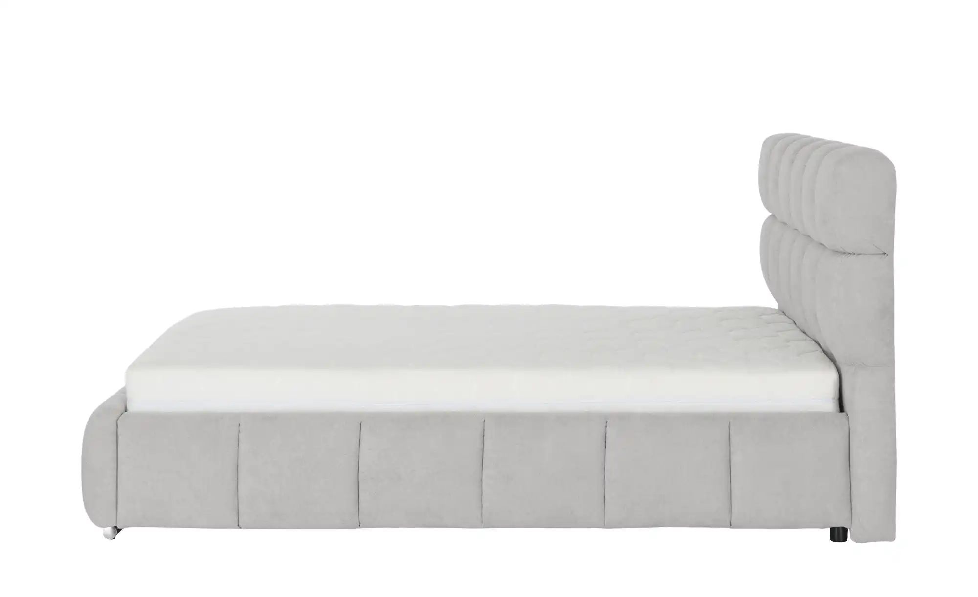 Polsterbett mit Matratze Savio ¦ grau ¦ Maße (cm): B: 210 H: 108 Betten > P günstig online kaufen
