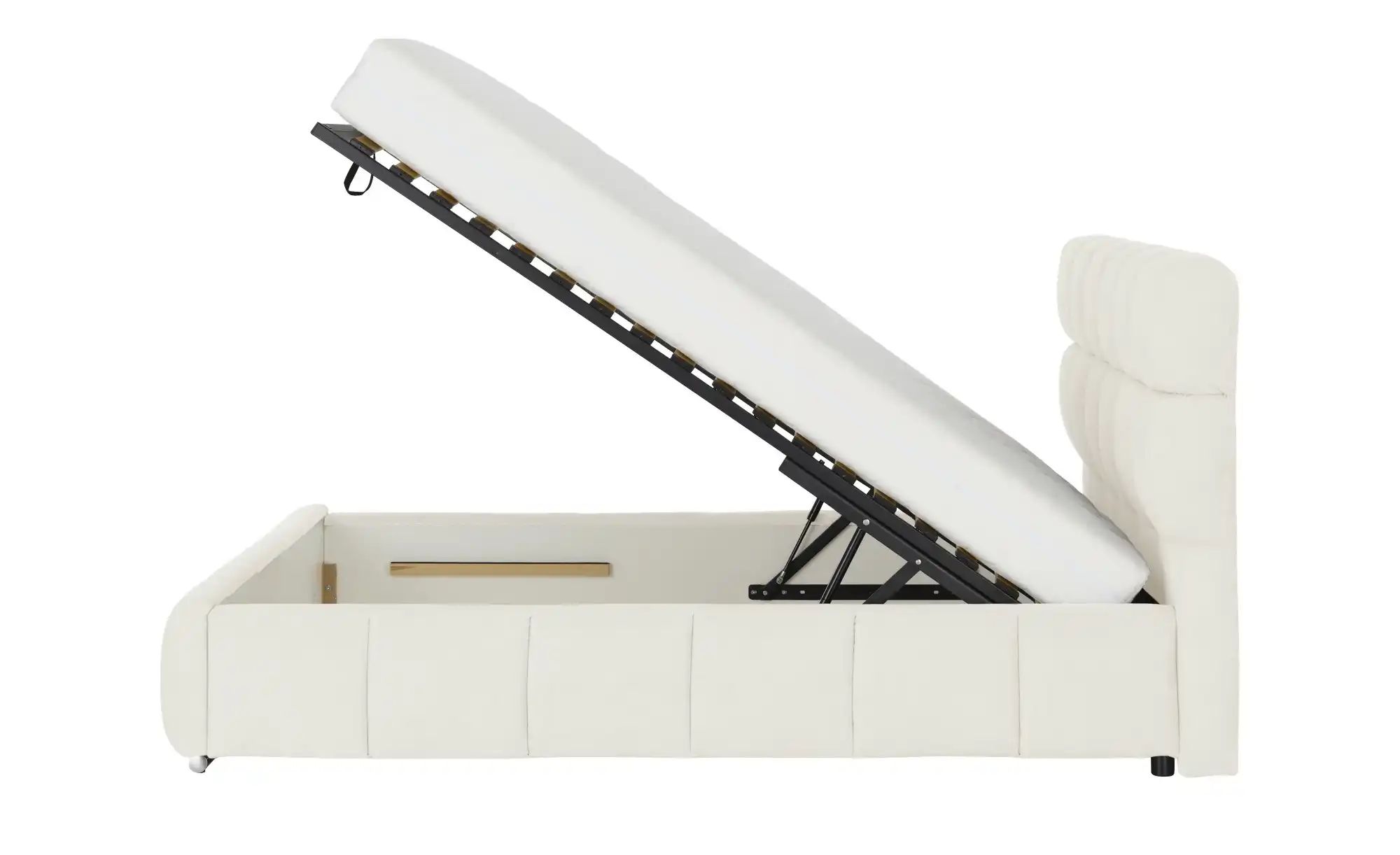Polsterbett mit Matratze Savio ¦ creme ¦ Maße (cm): B: 190 H: 108 Betten > günstig online kaufen