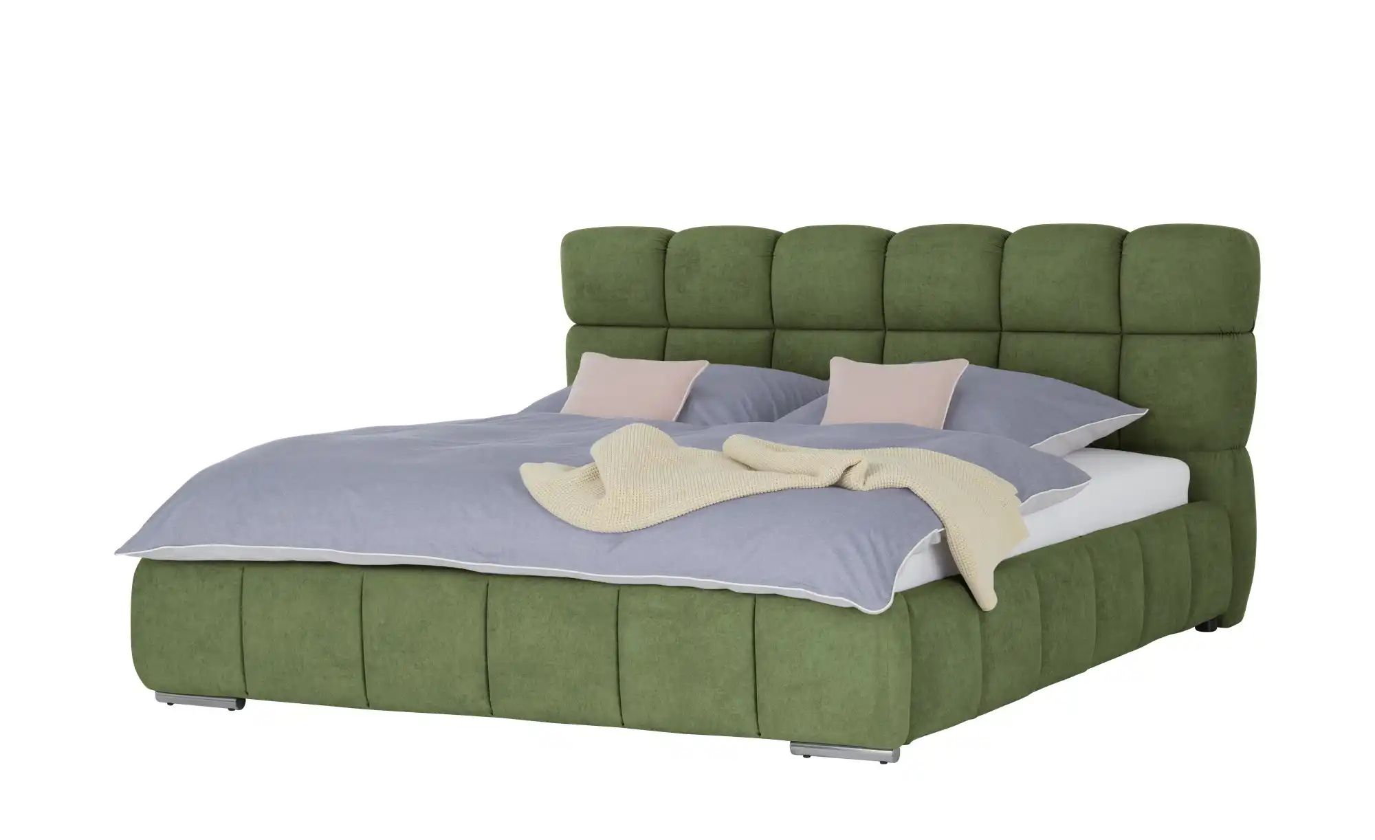 Polsterbett mit Bettkasten Savio ¦ grün ¦ Maße (cm): B: 170 H: 108 Betten > günstig online kaufen