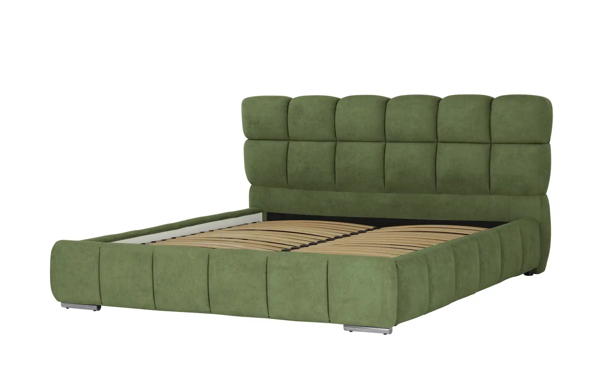 Polsterbett mit Bettkasten Savio ¦ grün ¦ Maße (cm): B: 190 H: 108 Betten > günstig online kaufen