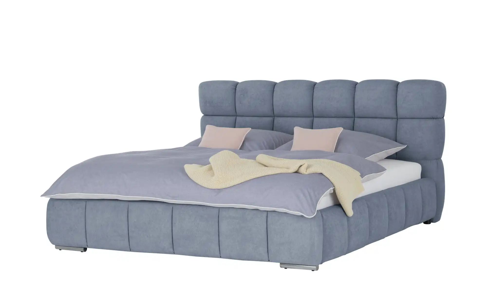 Polsterbett mit Matratze Savio ¦ blau ¦ Maße (cm): B: 210 H: 108 Betten > P günstig online kaufen