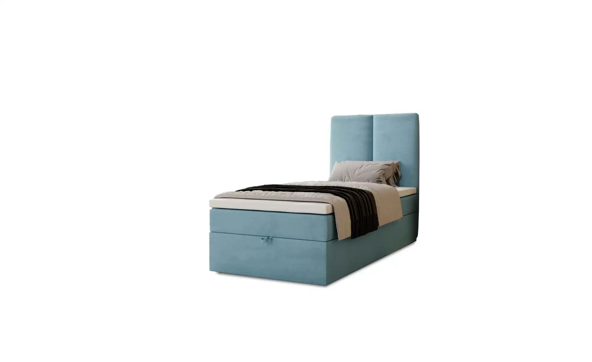 Boxbett mit Stauraum  Macclesfield ¦ blau ¦ Maße (cm): B: 81 H: 110 Betten günstig online kaufen