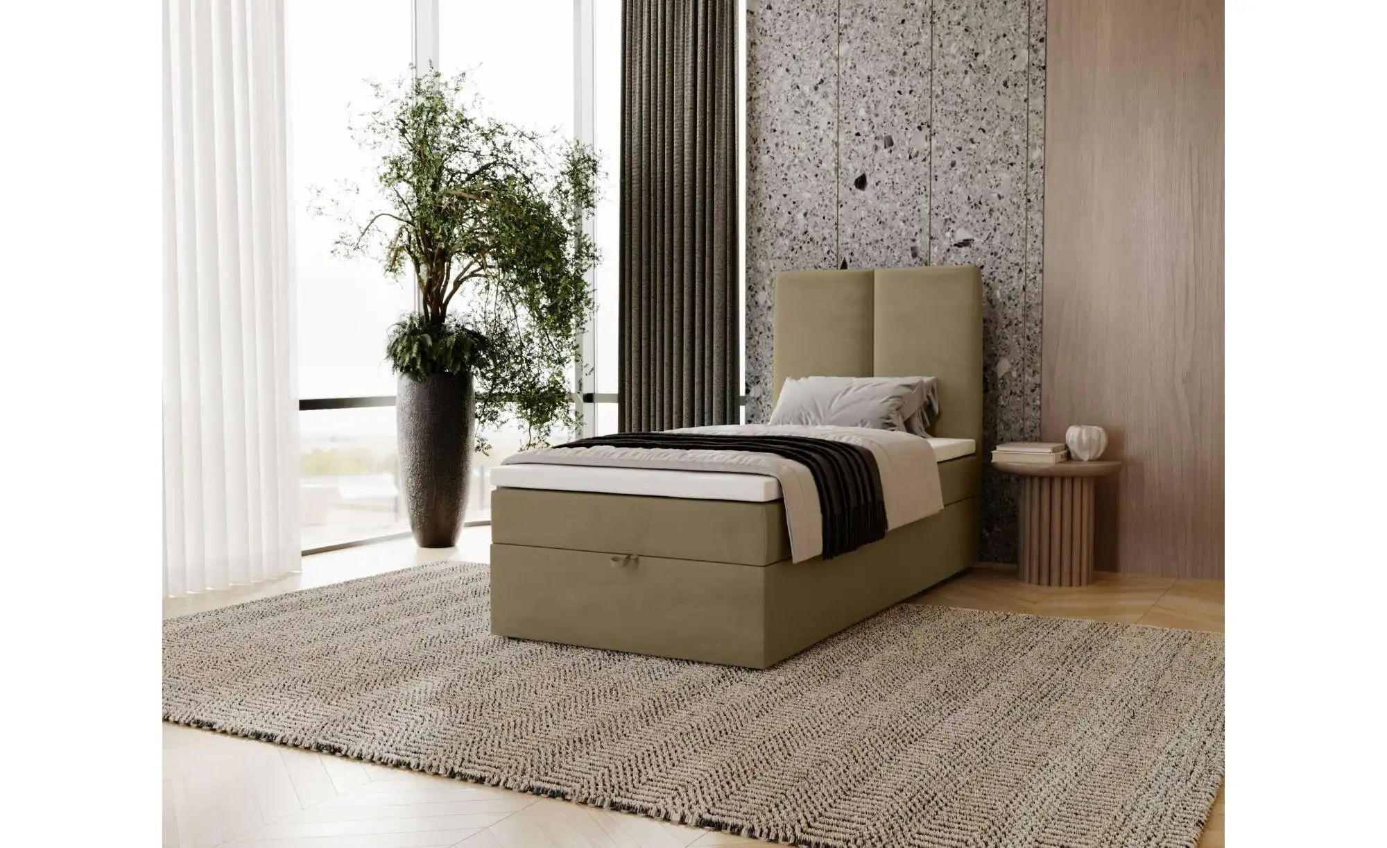 Boxbett mit Stauraum  Macclesfield ¦ braun ¦ Maße (cm): B: 101 H: 110 Bette günstig online kaufen