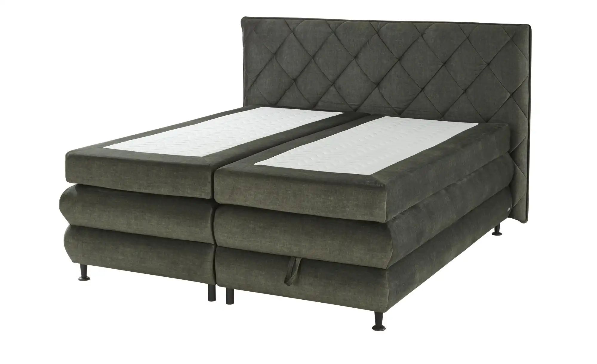 Thumbnail - bobb Boxspringbett mit Stauraum Liana ¦ grün ¦ Maße (cm): B: 212 H: 134 Betten > Boxspringbetten - Höffner