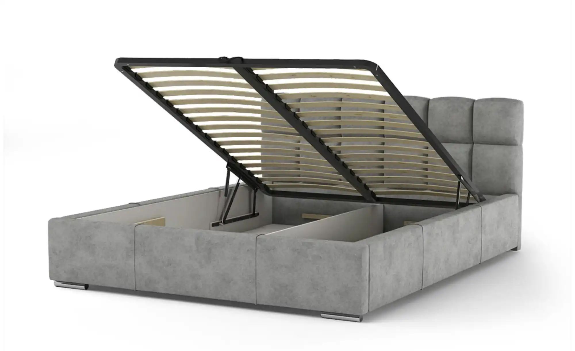 Polsterbett   ¦ beige ¦ Maße (cm): B: 218 H: 100 Betten > Polsterbetten - H günstig online kaufen