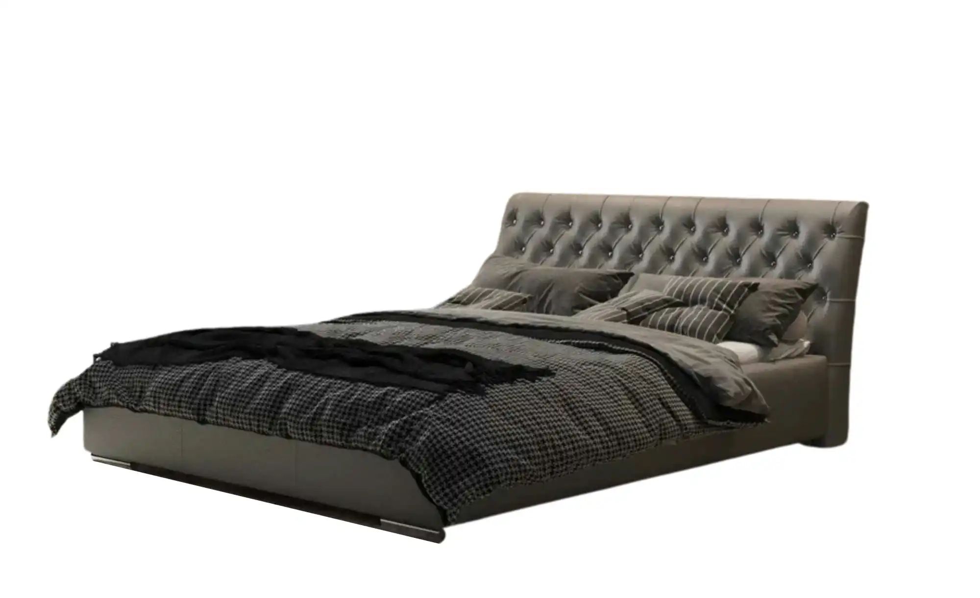 Polsterbett   ¦ grau ¦ Maße (cm): B: 196 H: 95 Betten > Polsterbetten - Höf günstig online kaufen