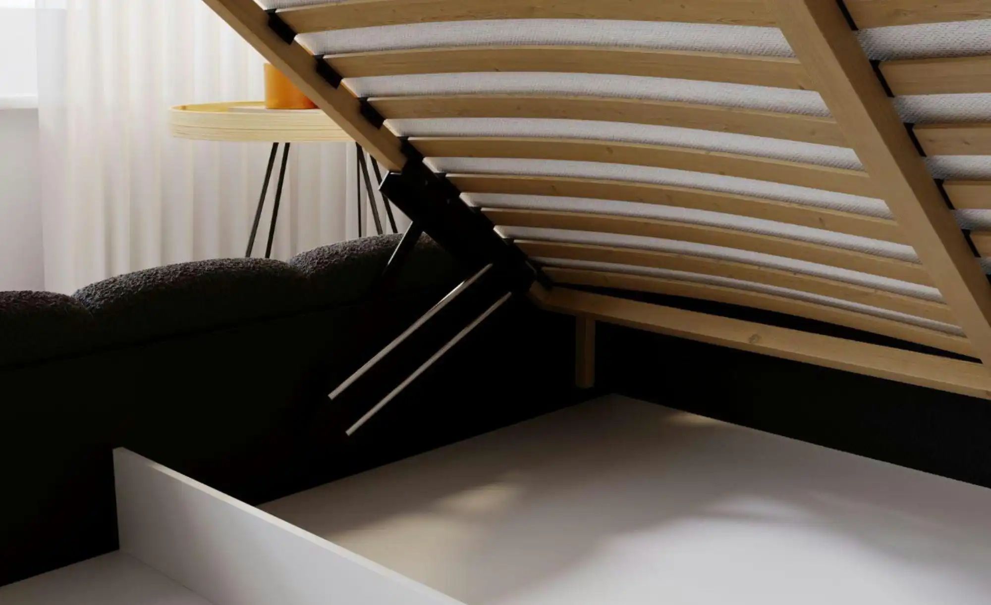 Polsterbett   ¦ schwarz ¦ Maße (cm): B: 145 H: 105 Betten > Polsterbetten - günstig online kaufen