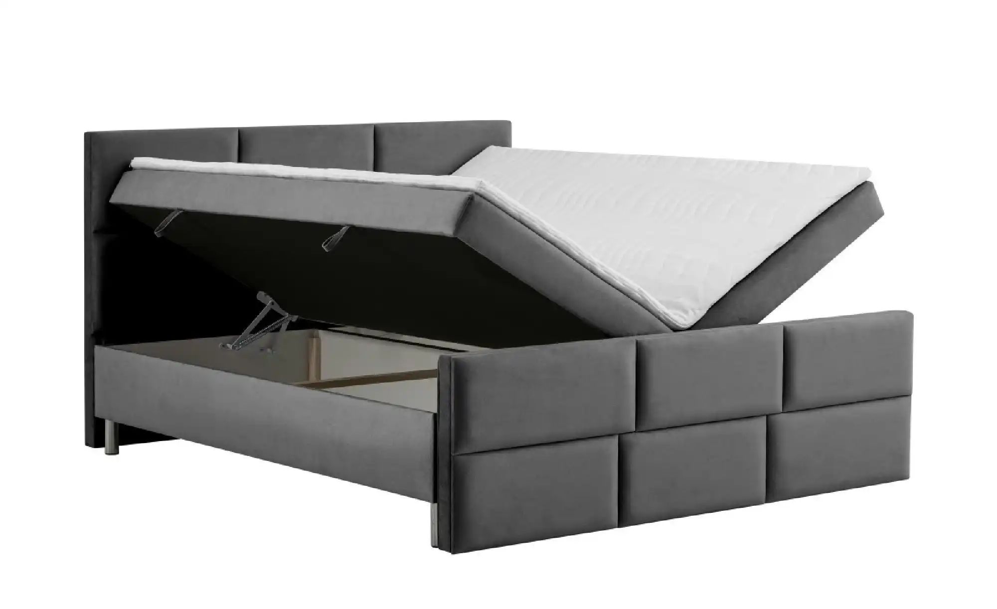 Boxbett mit Bettkasten Adria ¦ grau ¦ Maße (cm): B: 120 H: 110 Betten > Pol günstig online kaufen