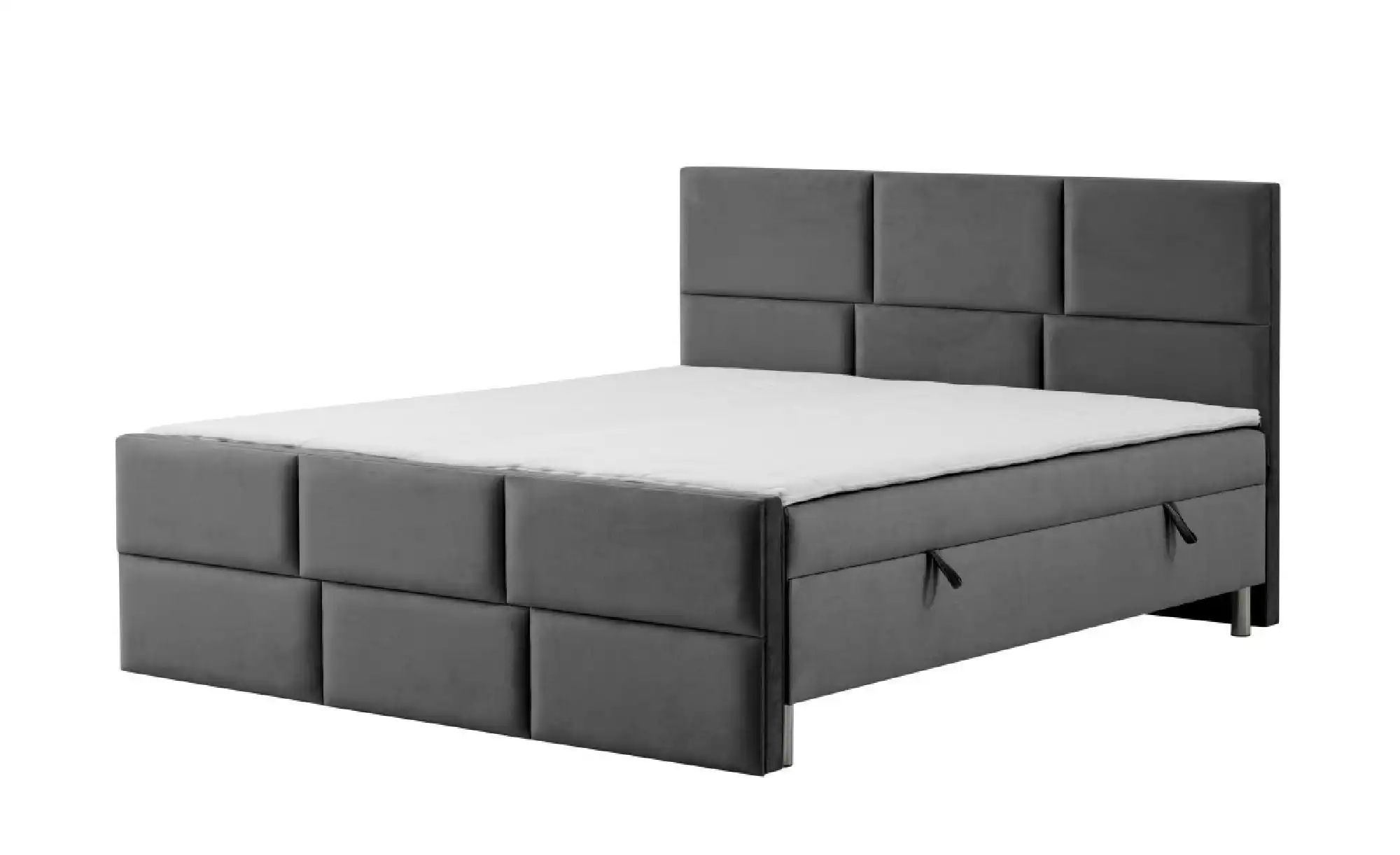 Boxbett mit Bettkasten Adria ¦ grau ¦ Maße (cm): B: 120 H: 110 Betten > Pol günstig online kaufen