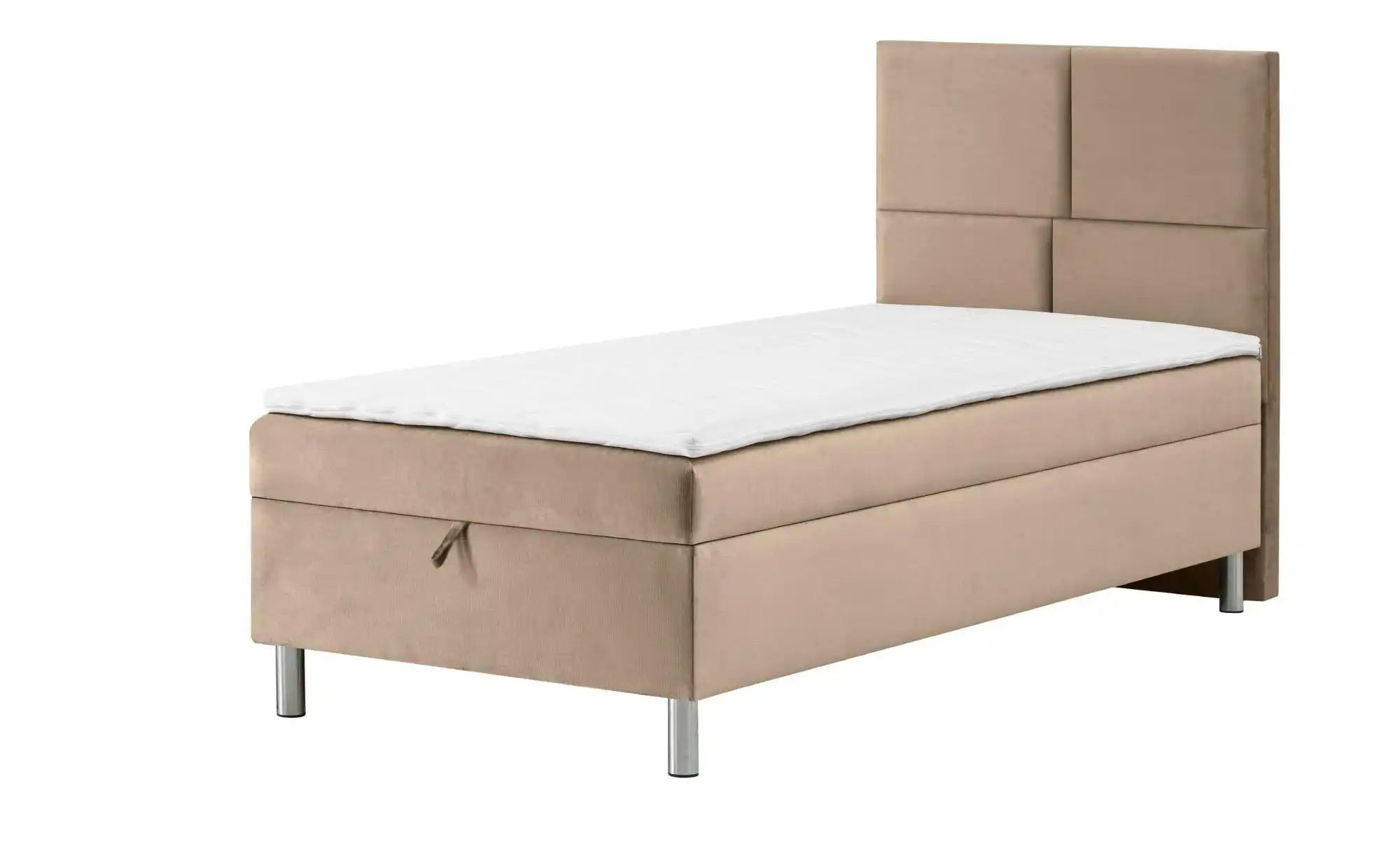 Boxbett mit Bettkasten Adria ¦ beige ¦ Maße (cm): B: 100 H: 110 Betten > Po günstig online kaufen