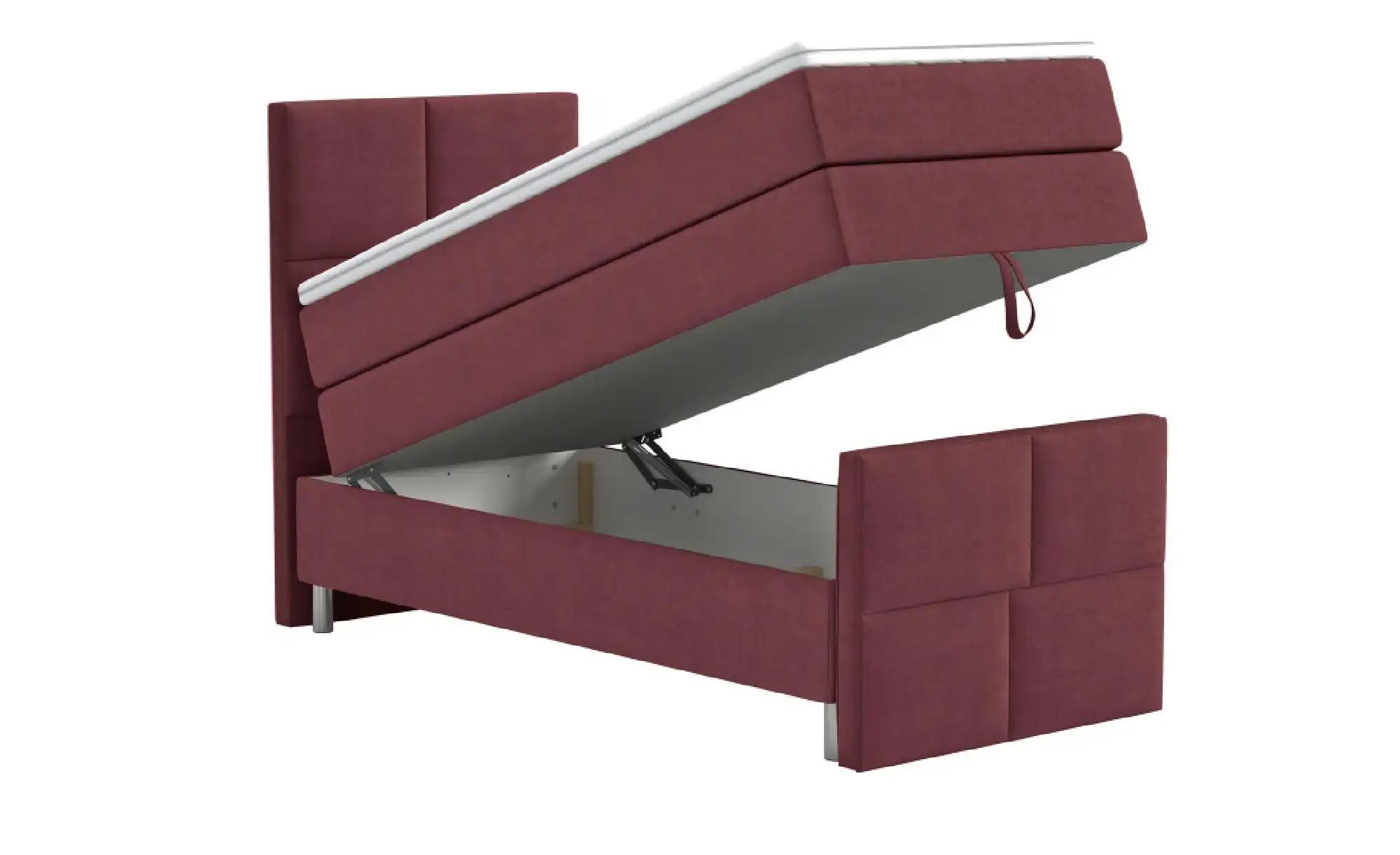 Boxbett mit Bettkasten Adria ¦ rot ¦ Maße (cm): B: 90 H: 110 Betten > Polst günstig online kaufen
