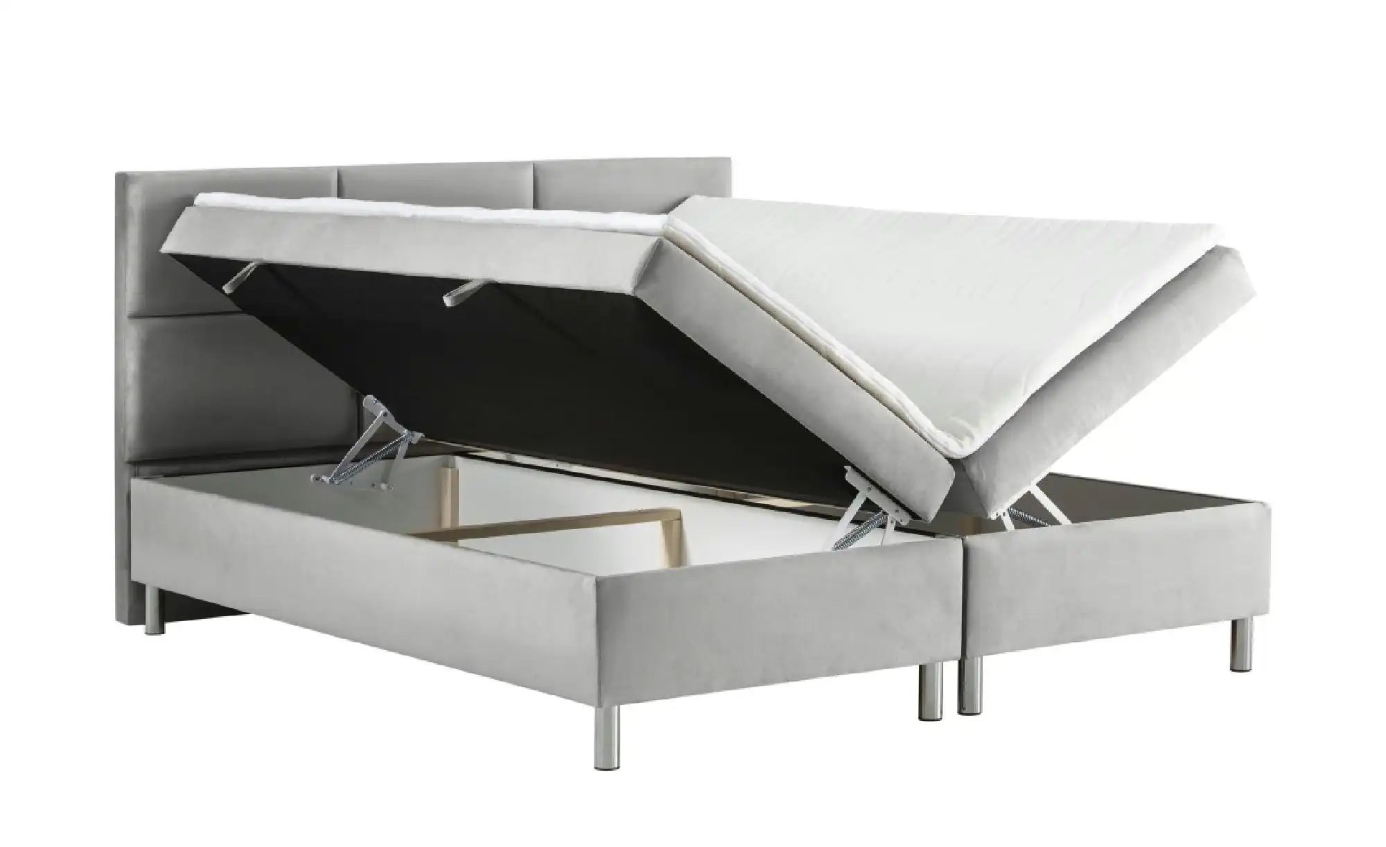 Boxbett mit Bettkasten Adria ¦ grau ¦ Maße (cm): B: 160 H: 110 Betten > Pol günstig online kaufen