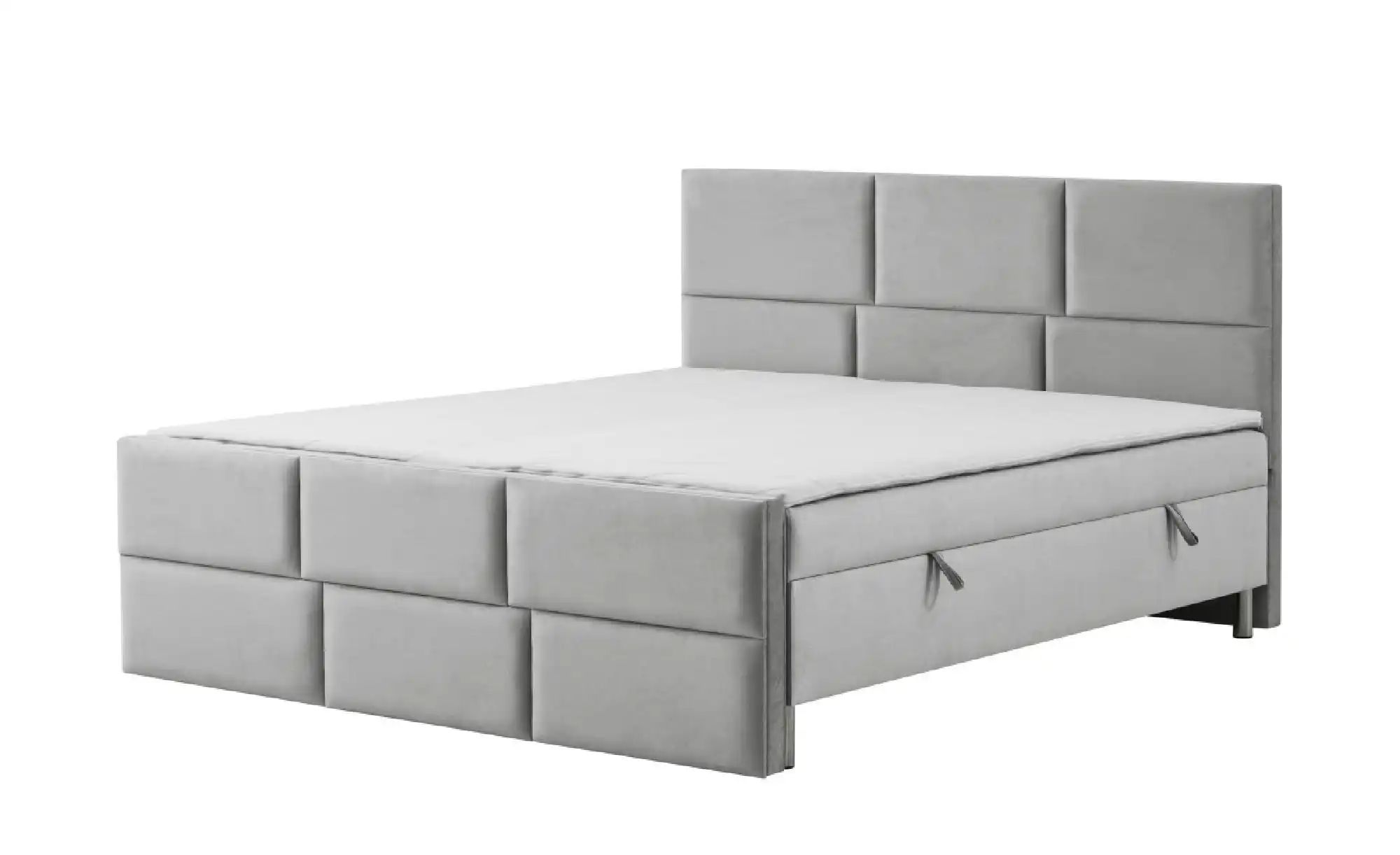 Boxbett mit Bettkasten Adria ¦ grau ¦ Maße (cm): B: 200 H: 110 Betten > Pol günstig online kaufen