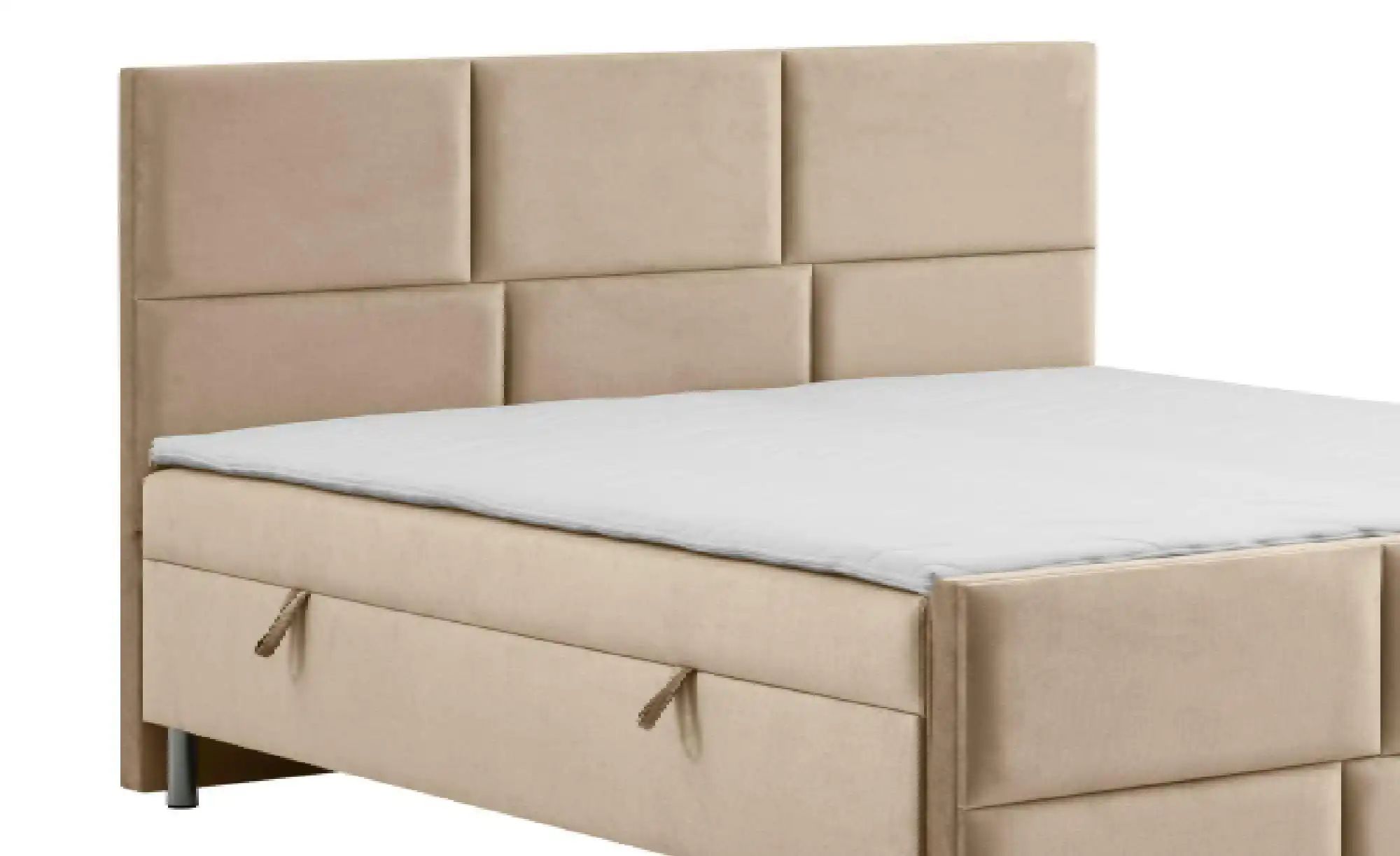 Boxbett mit Bettkasten Adria ¦ beige ¦ Maße (cm): B: 120 H: 110 Betten > Po günstig online kaufen