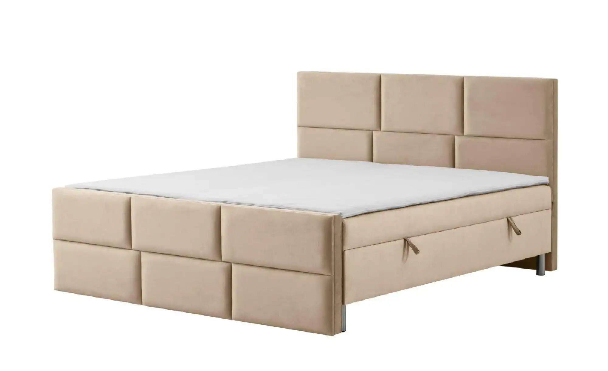 Boxbett mit Bettkasten Adria ¦ beige ¦ Maße (cm): B: 120 H: 110 Betten > Po günstig online kaufen