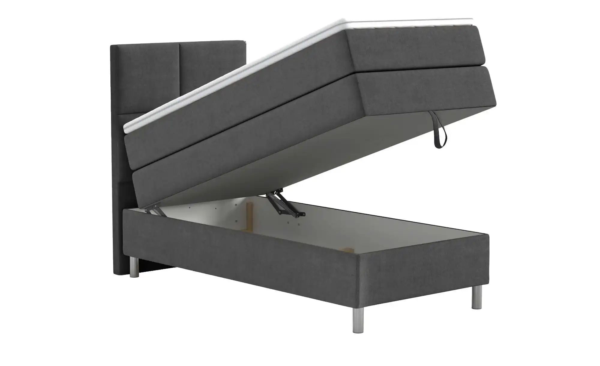 Boxbett mit Bettkasten Adria ¦ grau ¦ Maße (cm): B: 90 H: 110 Betten > Pols günstig online kaufen