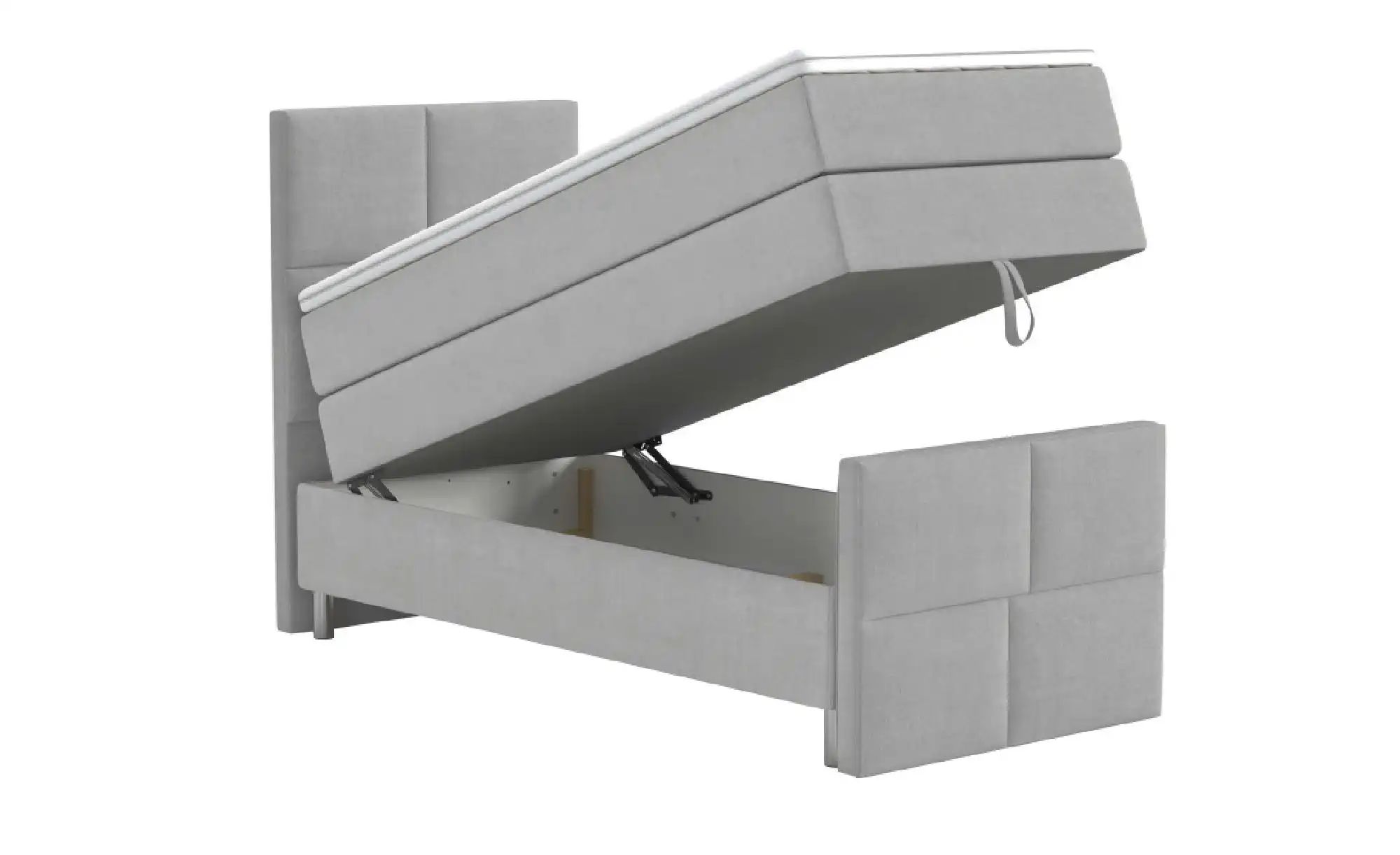 Boxbett mit Bettkasten Adria ¦ grau ¦ Maße (cm): B: 90 H: 110 Betten > Pols günstig online kaufen