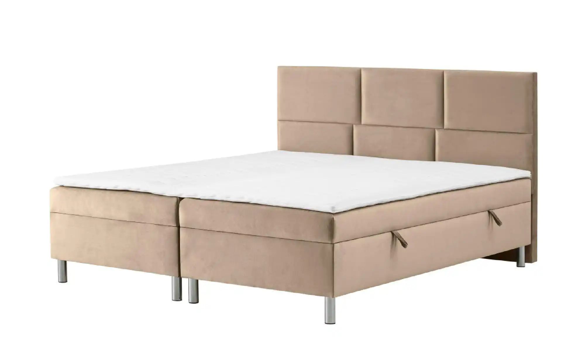 Boxbett mit Bettkasten Adria ¦ beige ¦ Maße (cm): B: 120 H: 110 Betten > Po günstig online kaufen