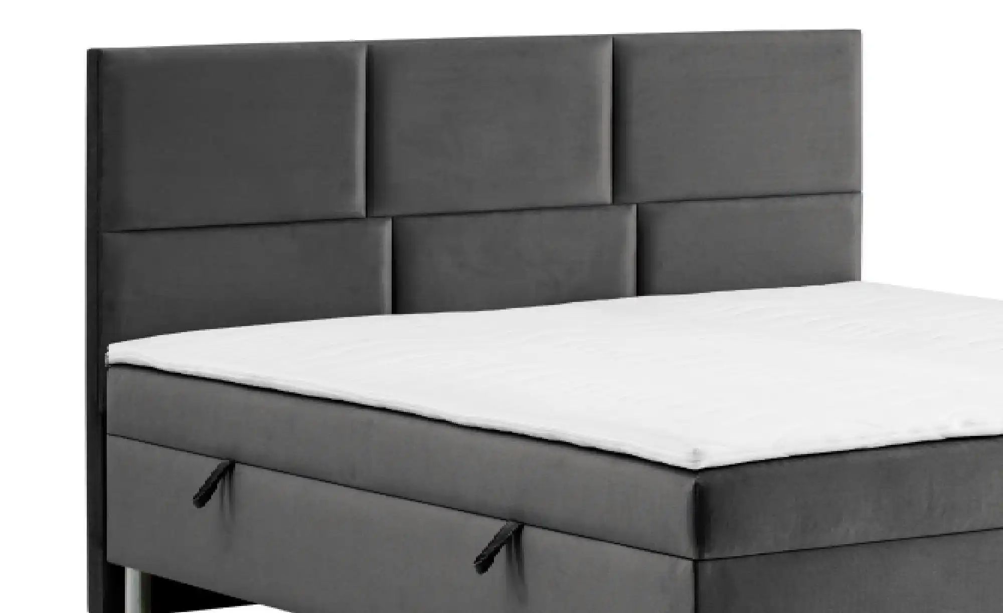 Boxbett mit Bettkasten Adria ¦ grau ¦ Maße (cm): B: 180 H: 110 Betten > Pol günstig online kaufen