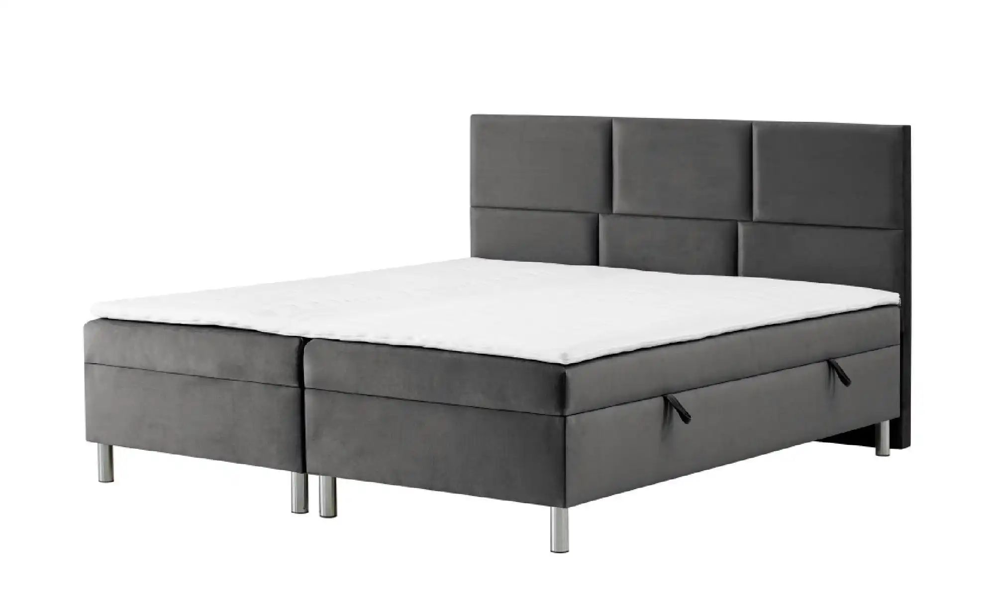 Boxbett mit Bettkasten Adria ¦ grau ¦ Maße (cm): B: 180 H: 110 Betten > Pol günstig online kaufen