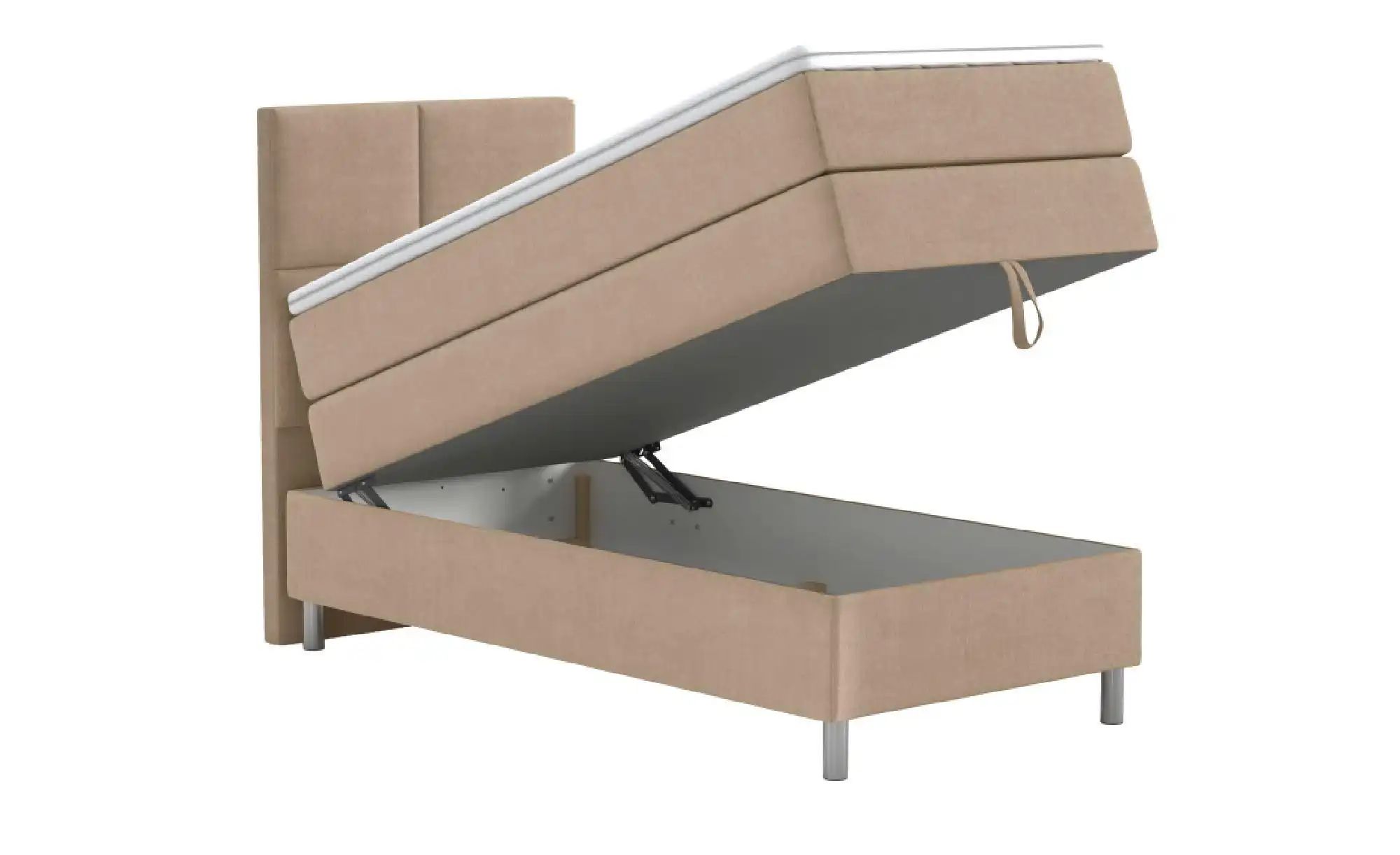 Thumbnail - Boxbett mit Bettkasten Adria ¦ beige ¦ Maße (cm): B: 90 H: 110 Betten > Polsterbetten - Höffner