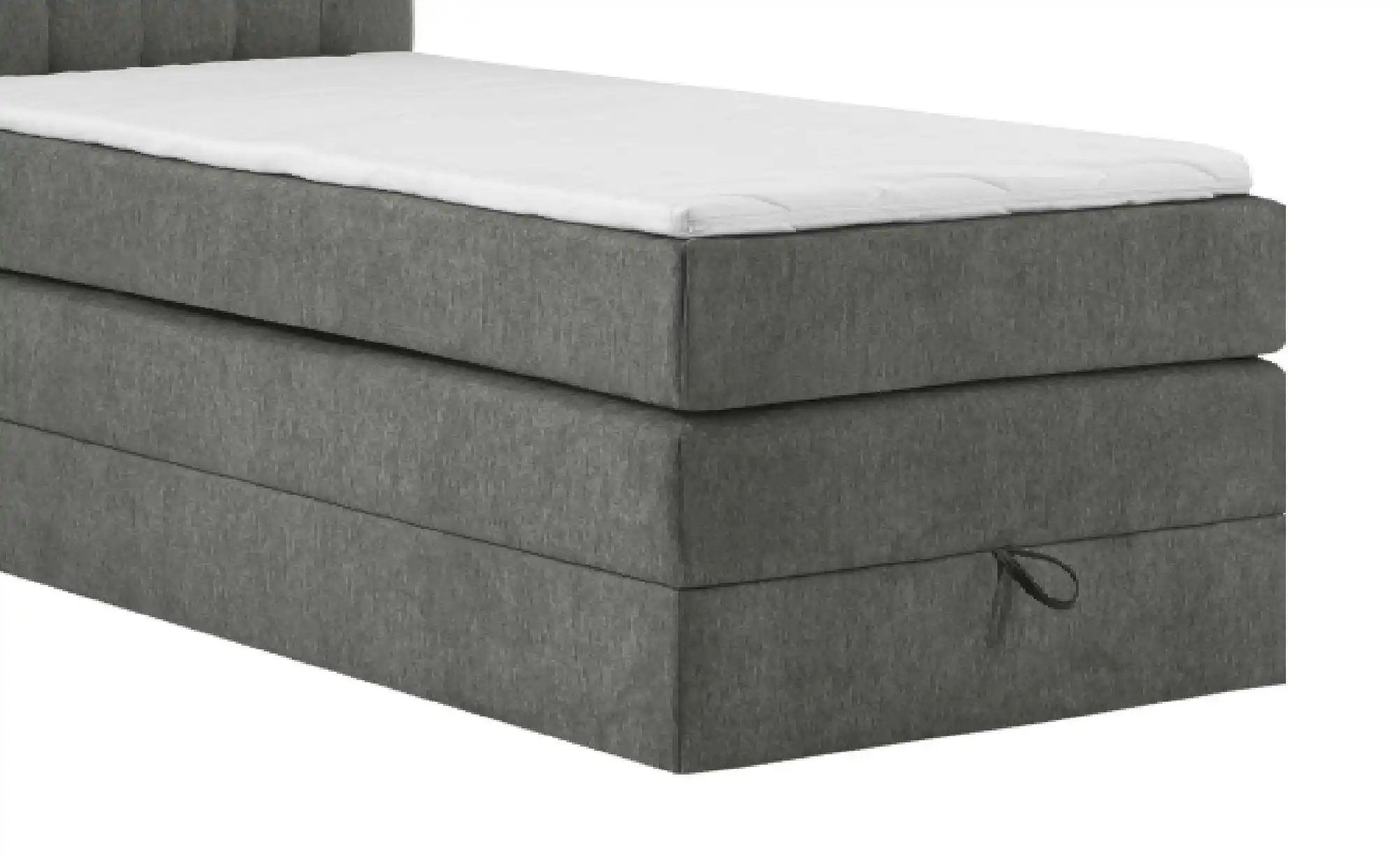 Thumbnail - Boxspringbett mit Bettkasten Barcelona ¦ grau ¦ Maße (cm): B: 90 H: 110 Betten > Boxspringbetten - Höffner