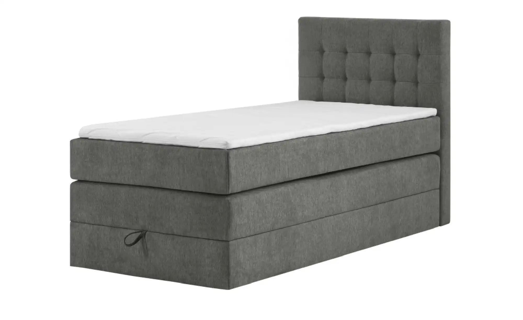 Boxspringbett mit Bettkasten Barcelona ¦ grau ¦ Maße (cm): H: 110 Betten > günstig online kaufen
