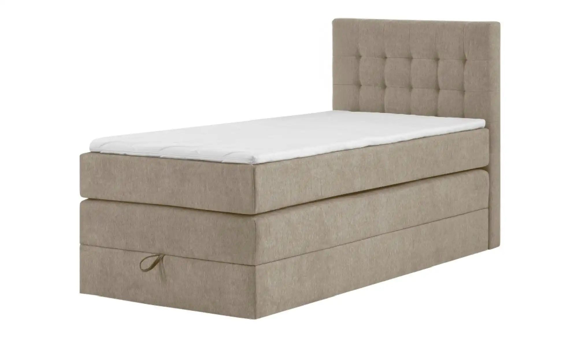 Boxspringbett mit Bettkasten Barcelona ¦ beige ¦ Maße (cm): H: 110 Betten > günstig online kaufen