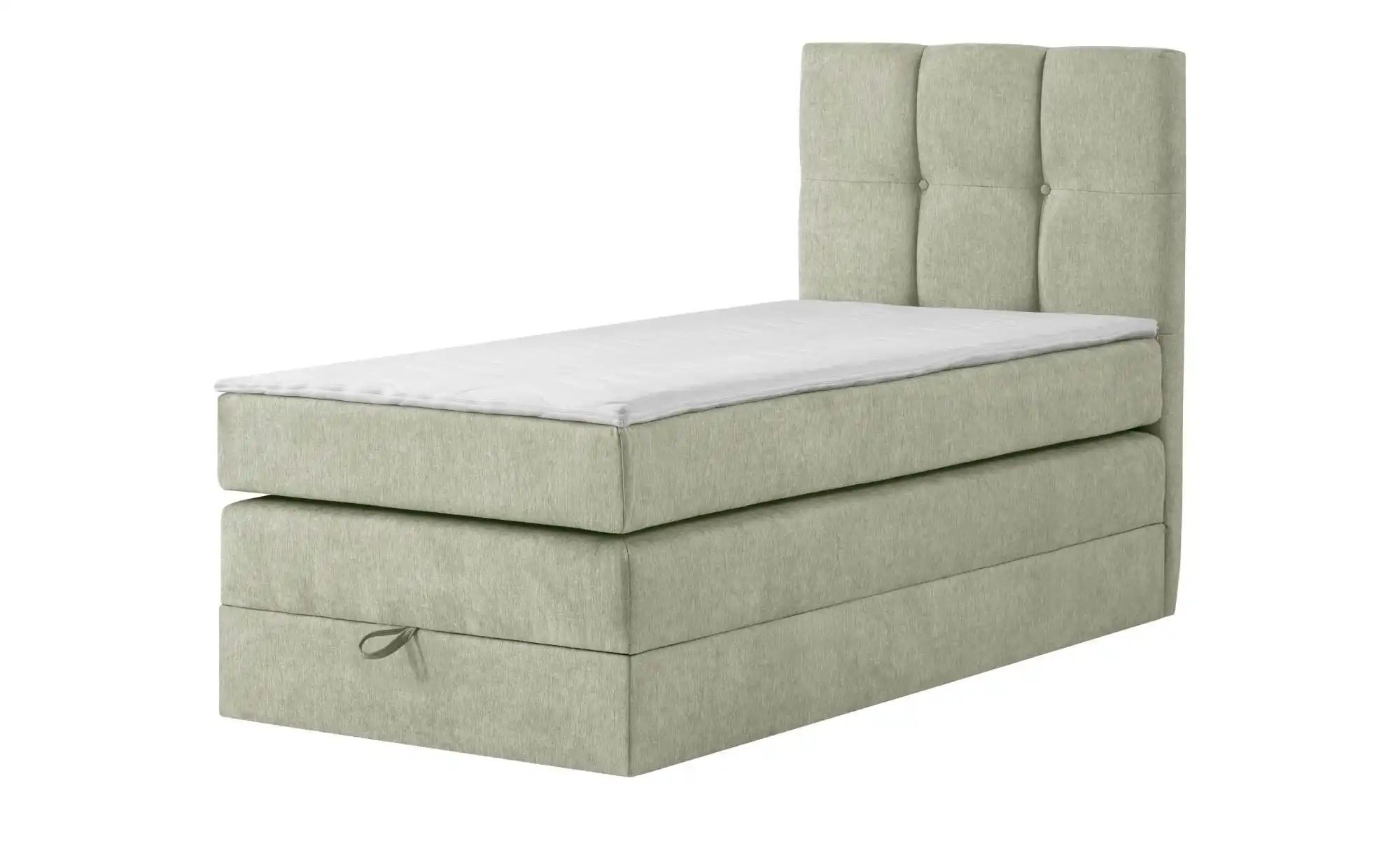 Boxspringbett mit Bettkasten Leeds ¦ grün Betten > Einzelbetten - Höffner günstig online kaufen