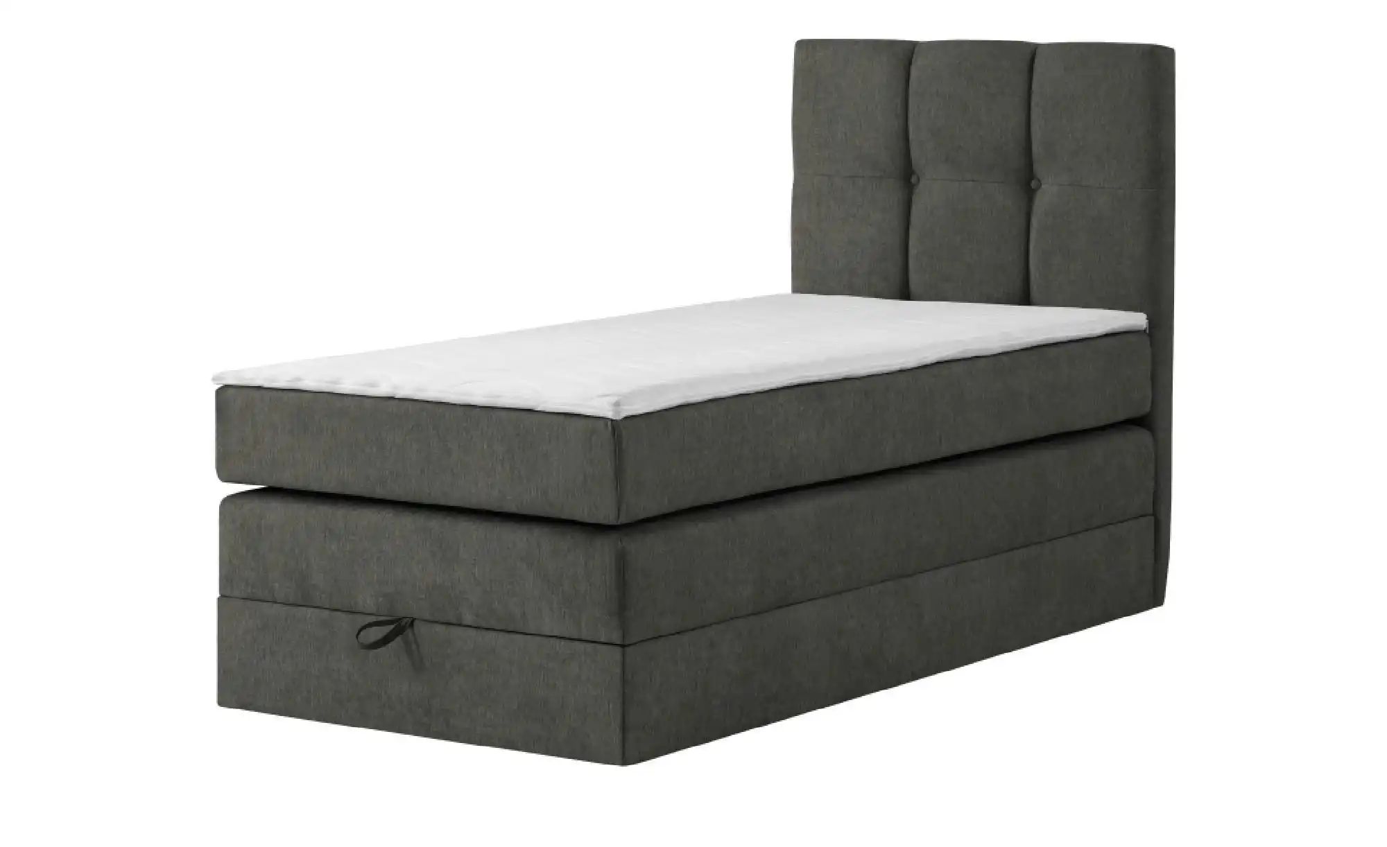Boxspringbett mit Bettkasten Leeds ¦ grau Betten > Einzelbetten - Höffner günstig online kaufen