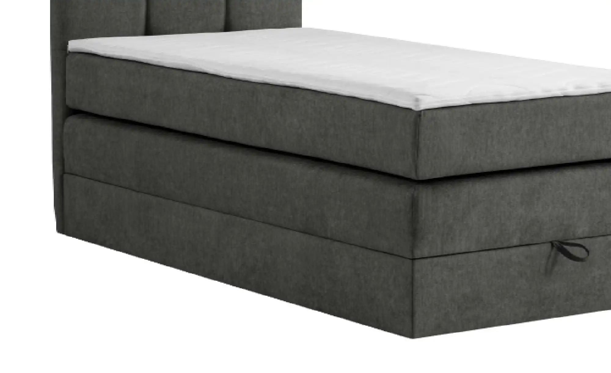 Thumbnail - Boxspringbett mit Bettkasten Leeds ¦ grau ¦ Maße (cm): B: 100 H: 121 Betten > Boxspringbetten - Höffner