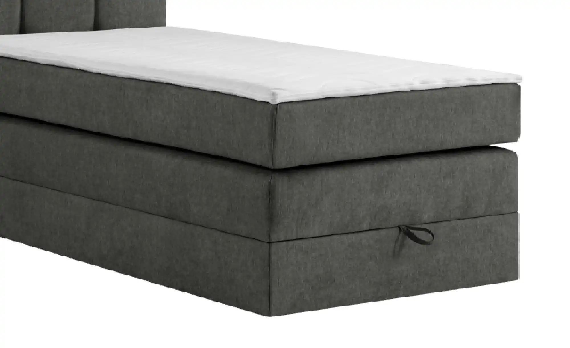 Thumbnail - Boxspringbett mit Bettkasten Leeds ¦ grau ¦ Maße (cm): B: 100 H: 121 Betten > Boxspringbetten - Höffner