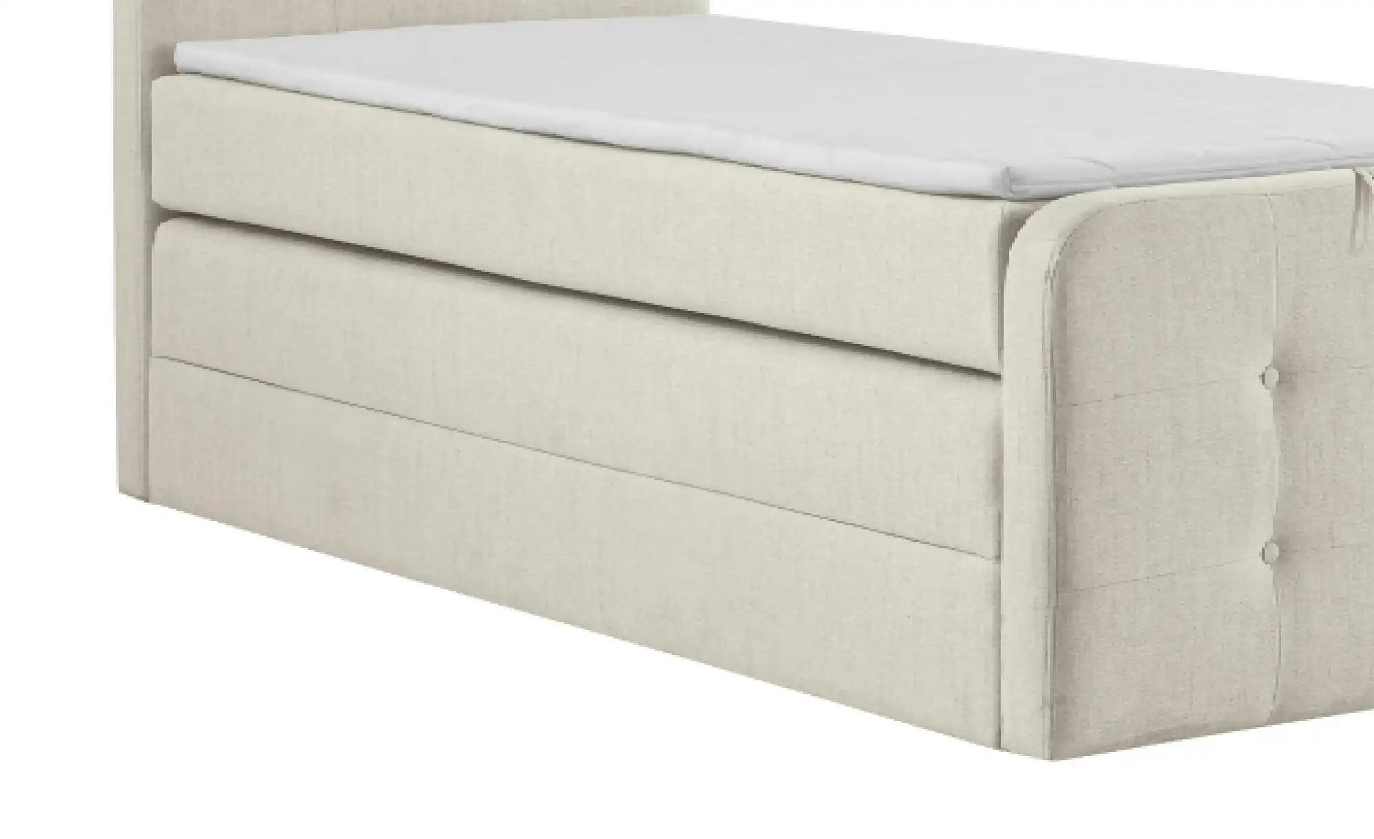 Thumbnail - Boxspringbett mit Bettkasten Neapel ¦ creme ¦ Maße (cm): B: 90 H: 121 Betten > Boxspringbetten - Höffner