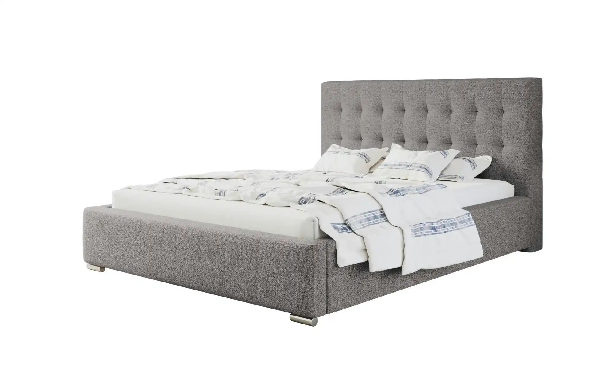 Polsterbett mit Stauraum Crawley ¦ grau ¦ Maße (cm): H: 104 Betten > Polste günstig online kaufen