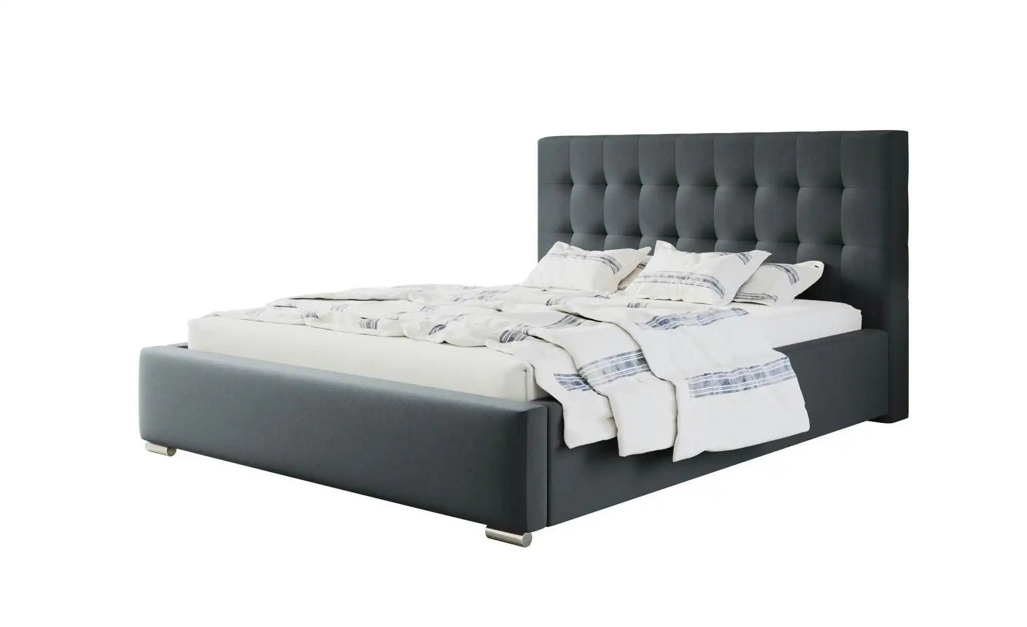 Polsterbett mit Stauraum Crawley ¦ grau ¦ Maße (cm): H: 104 Betten > Polste günstig online kaufen