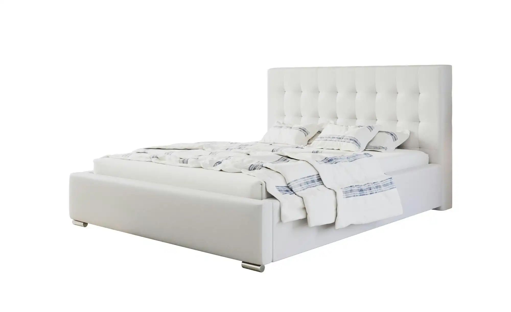 Polsterbett mit Stauraum Crawley ¦ weiß ¦ Maße (cm): H: 104 Betten > Polste günstig online kaufen