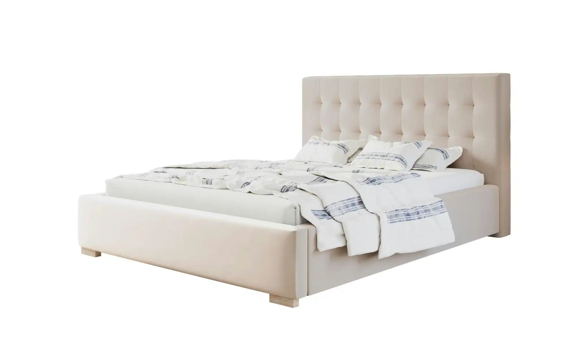 Polsterbett mit Stauraum Crawley ¦ creme ¦ Maße (cm): H: 104 Betten > Polst günstig online kaufen