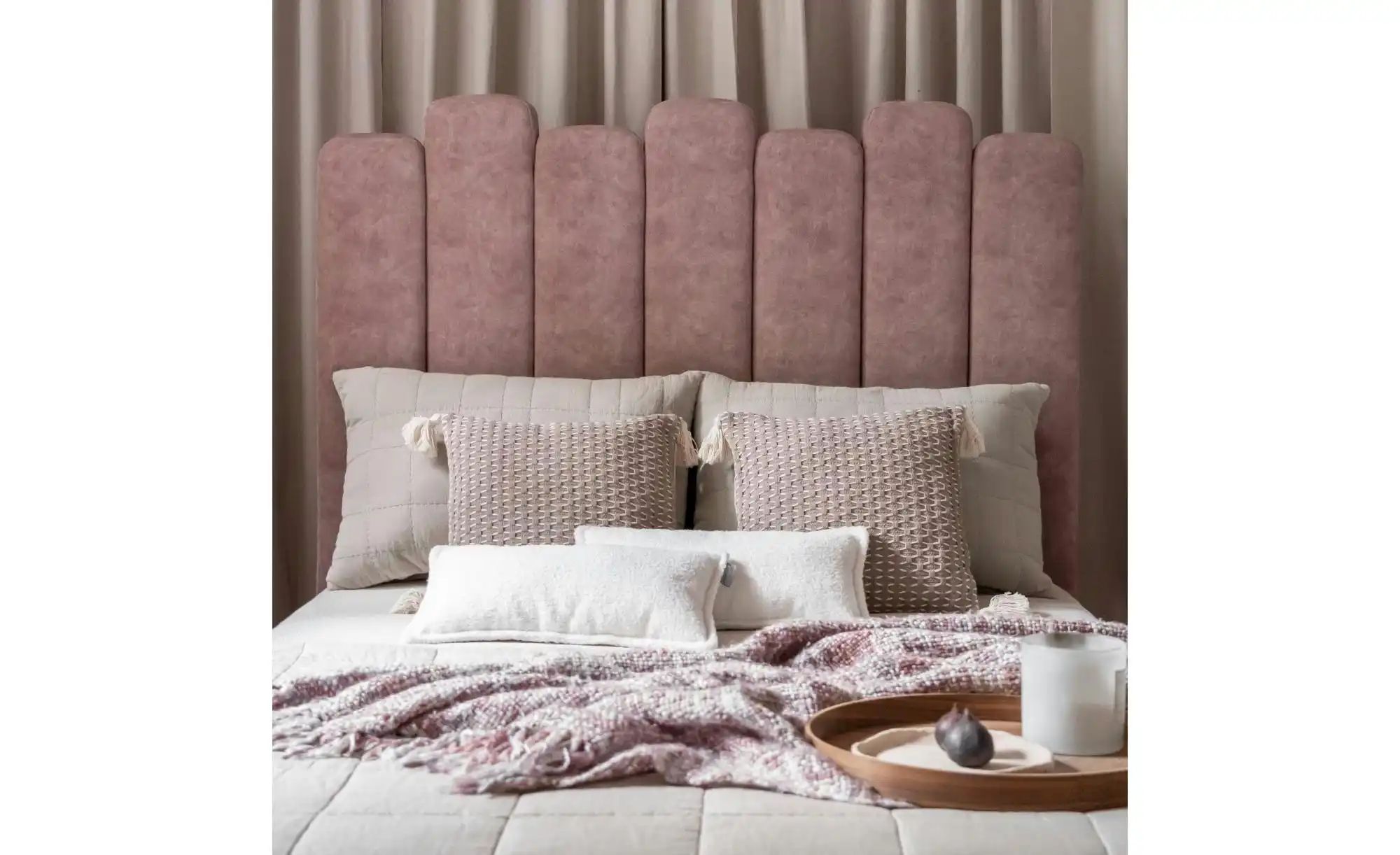 Thumbnail - Miuform Polsterbett mit Bettkasten Dreamy Aurora ¦ rosa/pink ¦ Maße (cm): B: 167 H: 132 Betten > Polsterbetten - Höffner