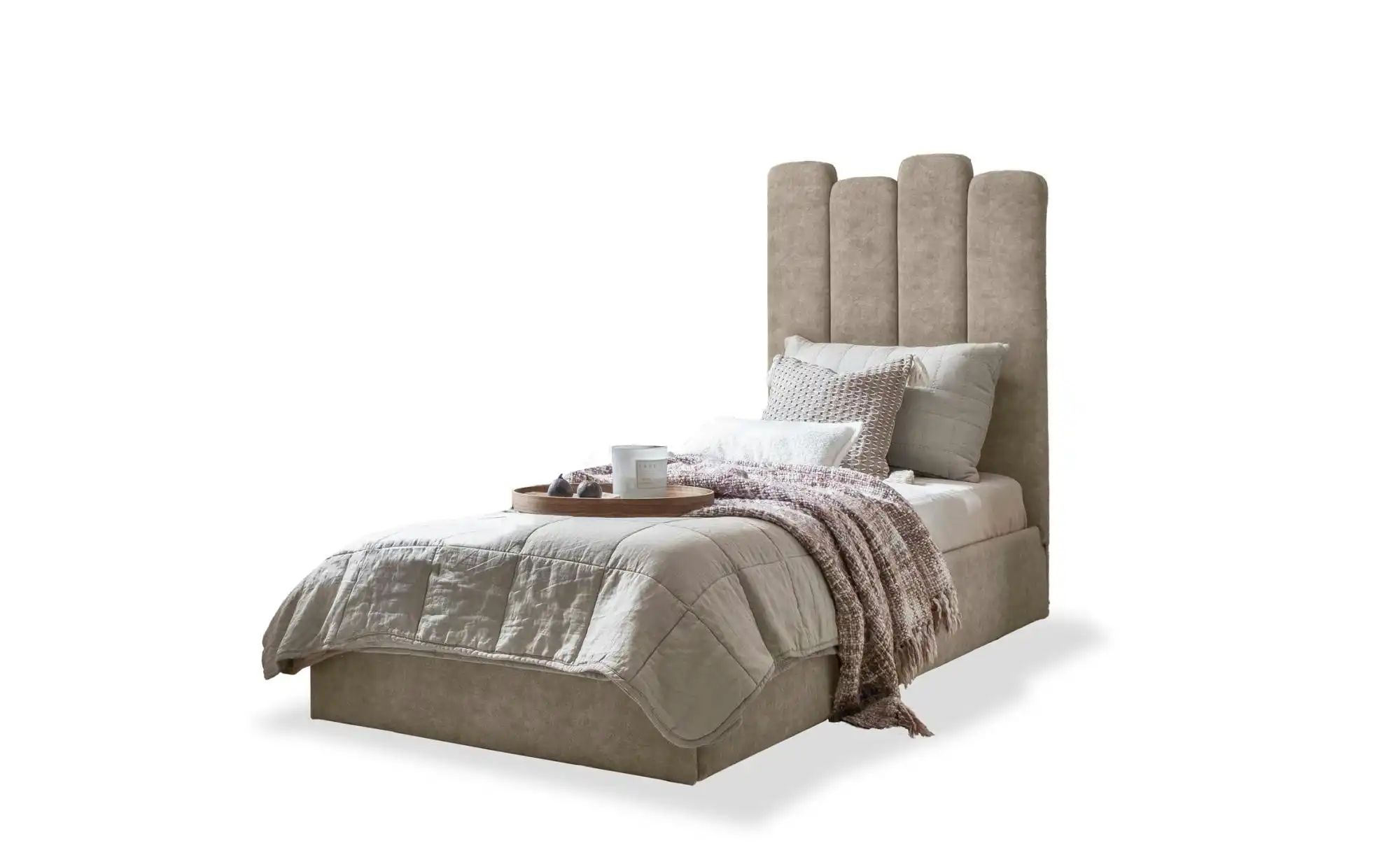 Miuform Polsterbett mit Bettkasten Dreamy Aurora ¦ beige ¦ Maße (cm): B: 97 günstig online kaufen
