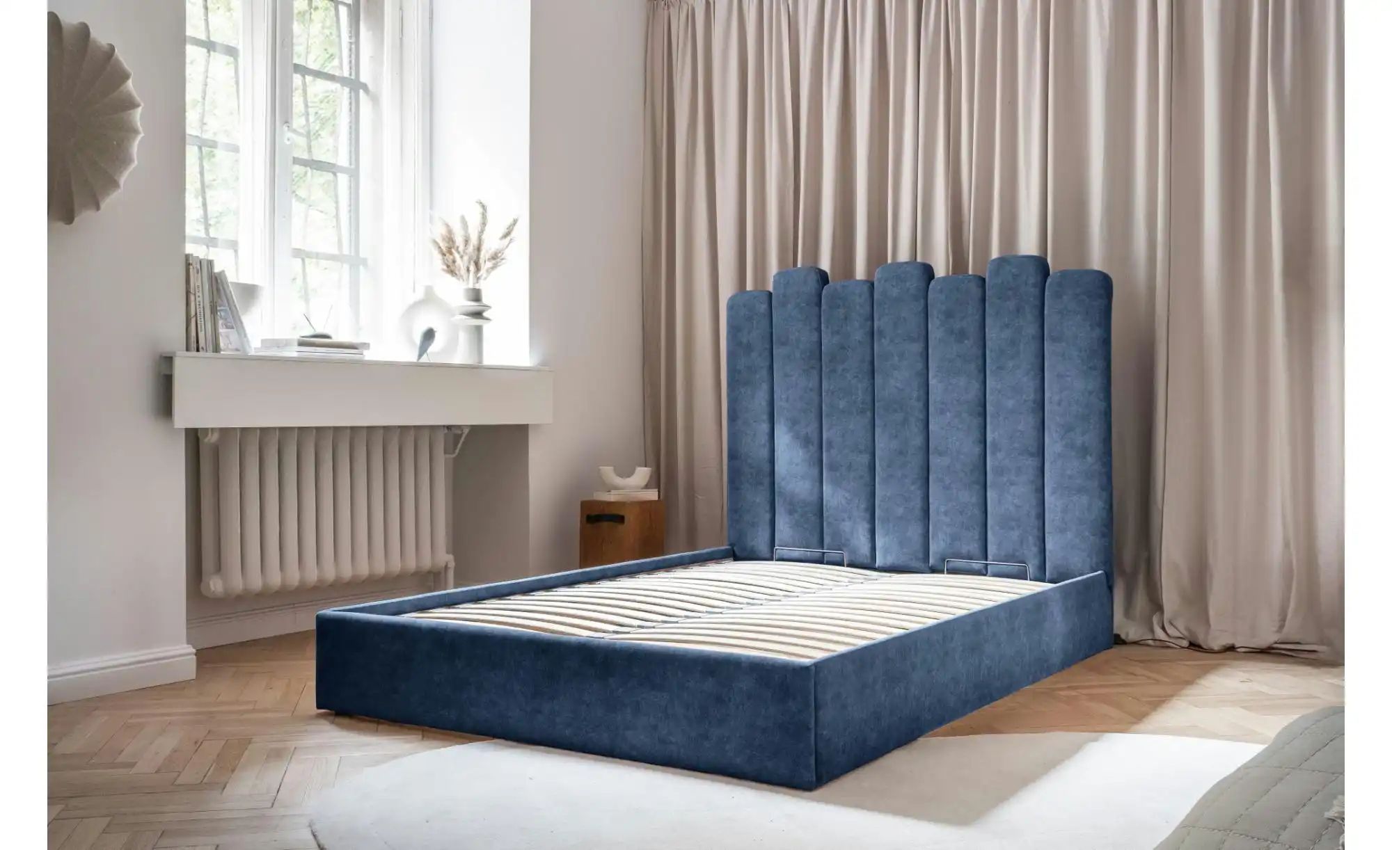 Thumbnail - Miuform Polsterbett mit Bettkasten Dreamy Aurora ¦ blau ¦ Maße (cm): B: 187 H: 132 Betten > Polsterbetten - Höffner