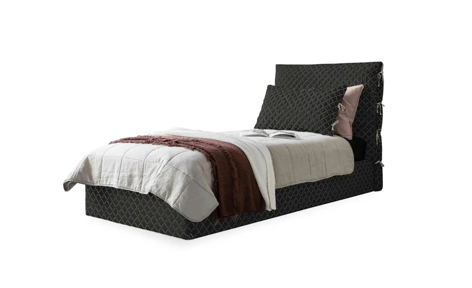 Miuform Polsterbett gemustert Sleepy Luna ¦ schwarz ¦ Maße (cm): B: 96 H: 1 günstig online kaufen