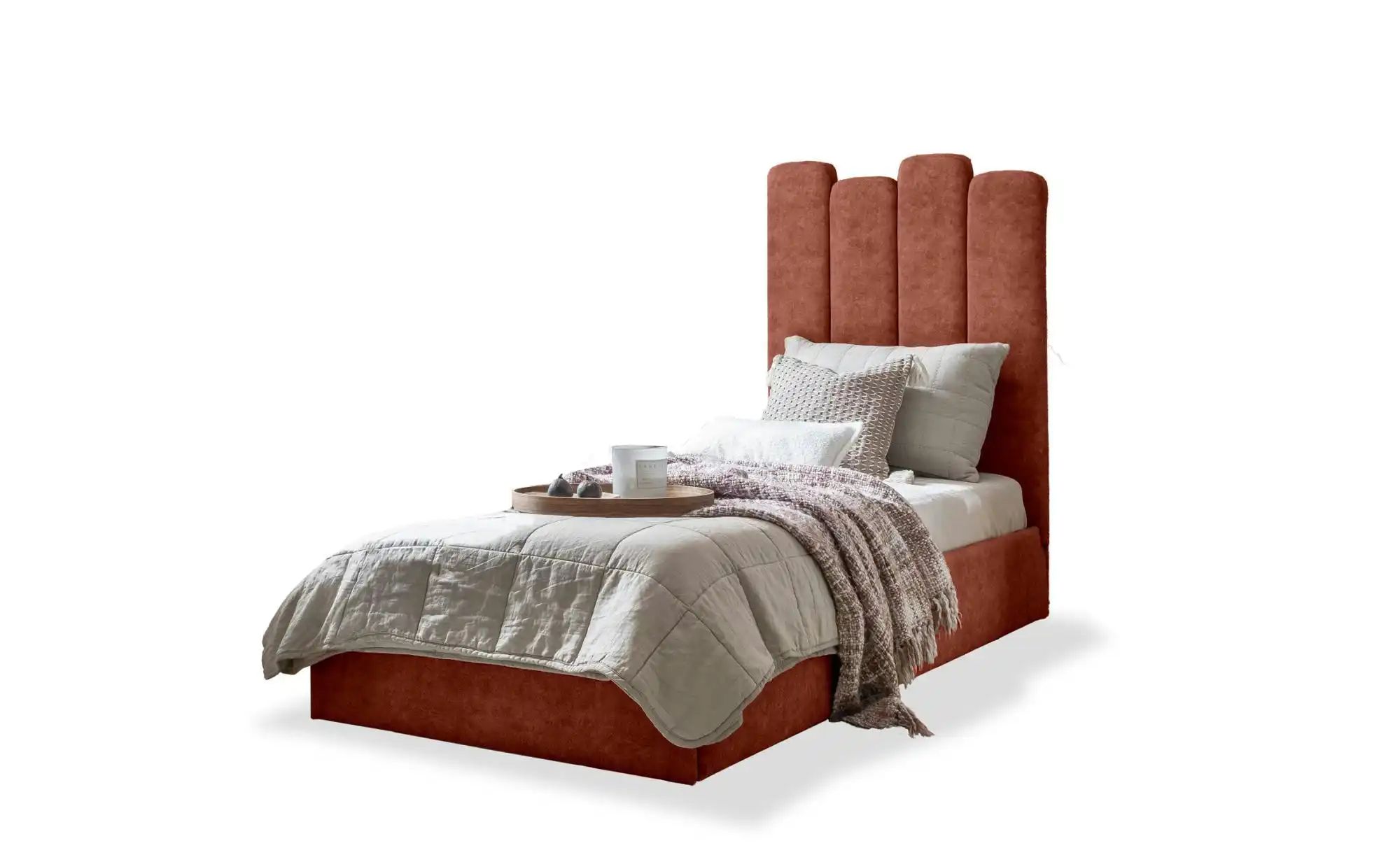 Miuform Polsterbett mit Bettkasten Dreamy Aurora ¦ rot ¦ Maße (cm): B: 97 H günstig online kaufen